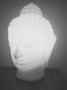 Lampe-Buddha-weiß