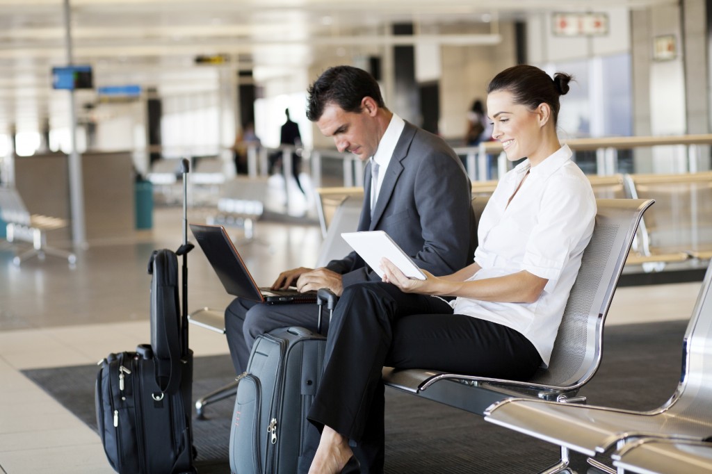 Laptop Flughafen