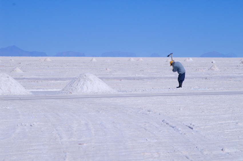 Lithiumgewinnung in Bolivien - iStock capraibex