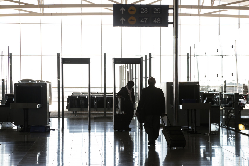 Sicherheitskontrollen am Flughafen