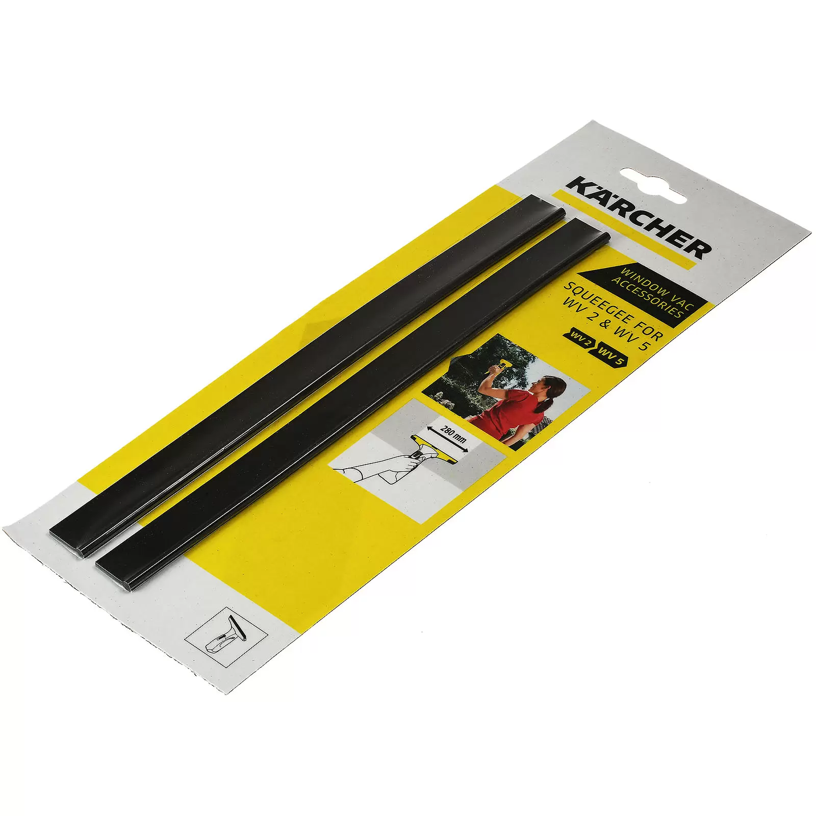 Kärcher Abziehlippe für Fenstersauger für WV-Serie von Kärcher z.B. WV52/WV5 2er Set breit Original Kärcher Abziehlippe für Fenstersauger für WV-Serie von Kärcher z.B. WV52/WV5 2er Set breit Original