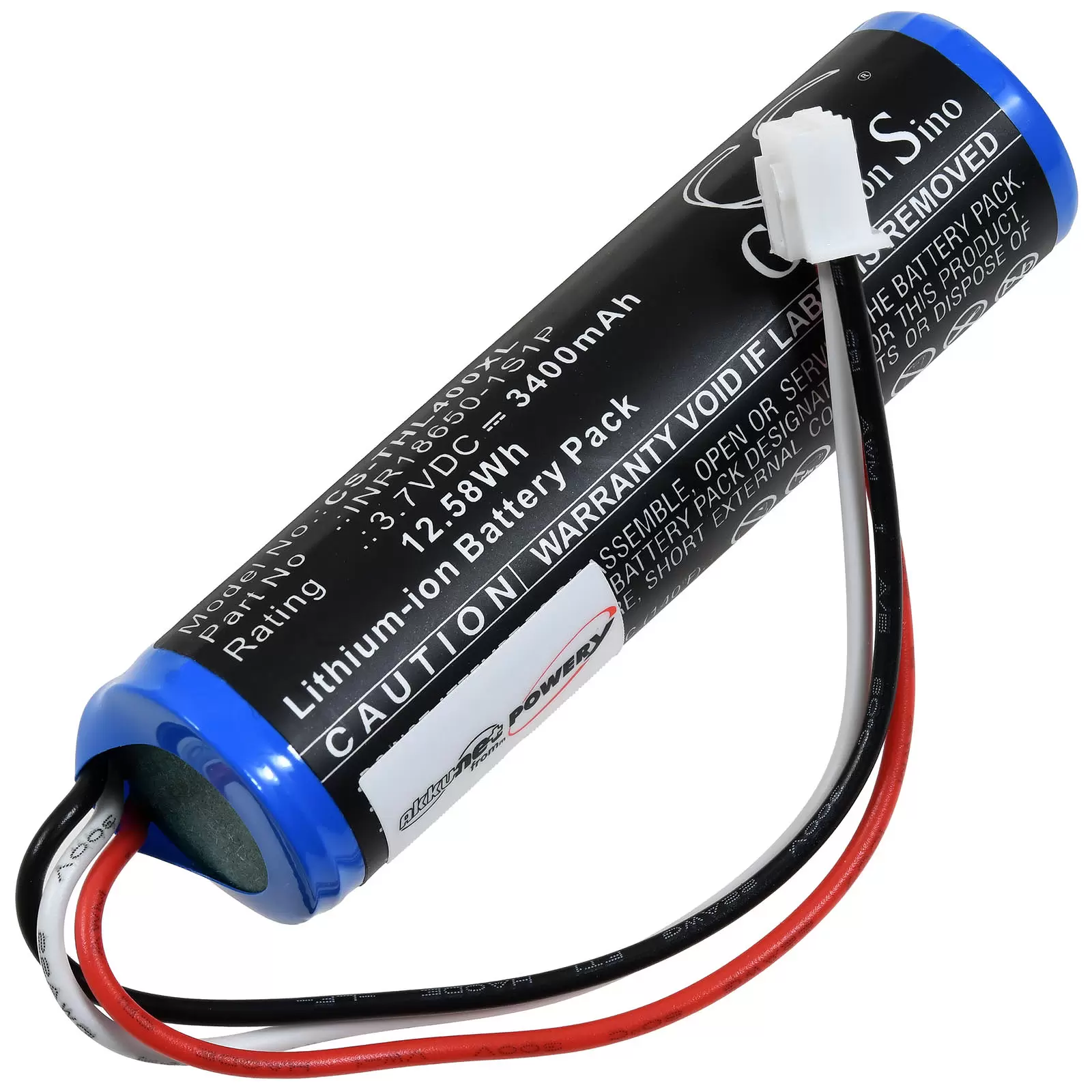 Powerakku passend für Theradome LH80 LH80 Pro LH40 Haarwachstum-Laser-Helm Typ INR18650-1S1P Powerakku passend für Theradome LH80 LH80 Pro LH40 Haarwachstum-Laser-Helm Typ INR18650-1S1P