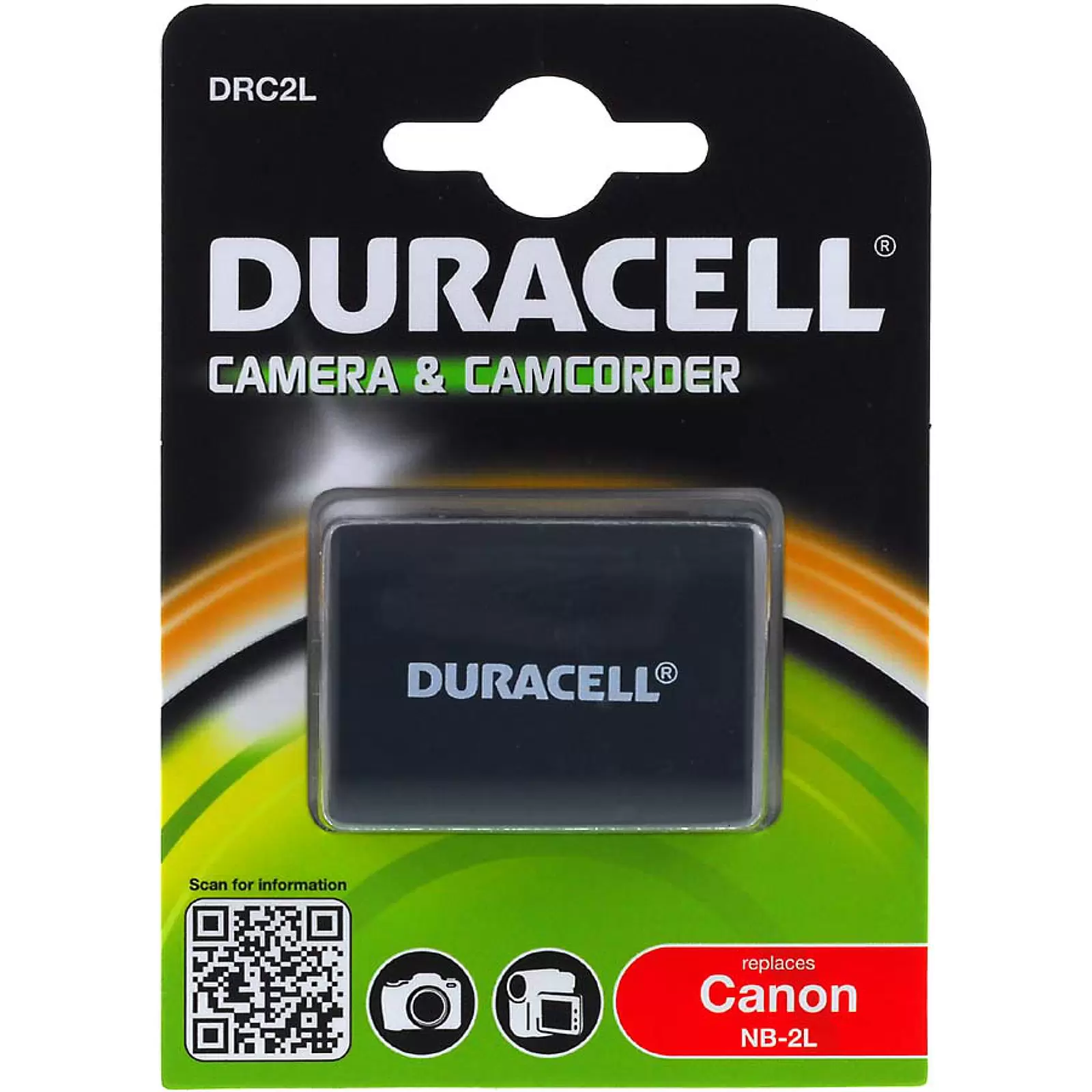 Duracell Akku DRC2L für Canon NB-2L Duracell Akku DRC2L für Canon NB-2L