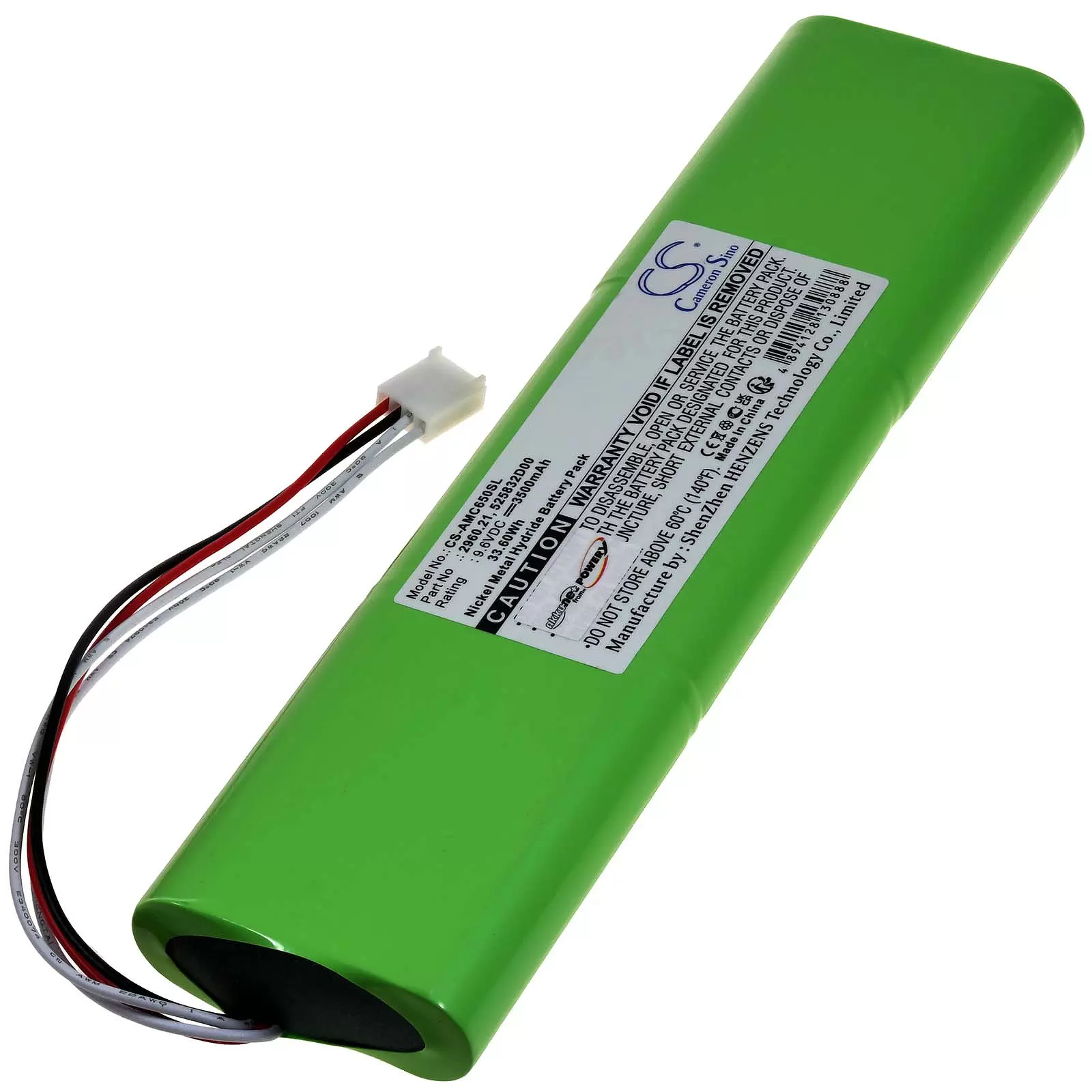Akku passend für Isolationsmesser Chauvin Arnoux CA 6549 CA 6545 CA 650 Typ 2960.21