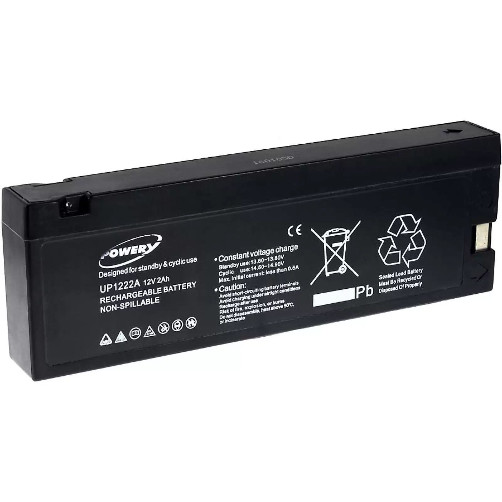 Powery Akku für Panasonic Typ VW-VBF10E Powery Akku für Panasonic Typ VW-VBF10E