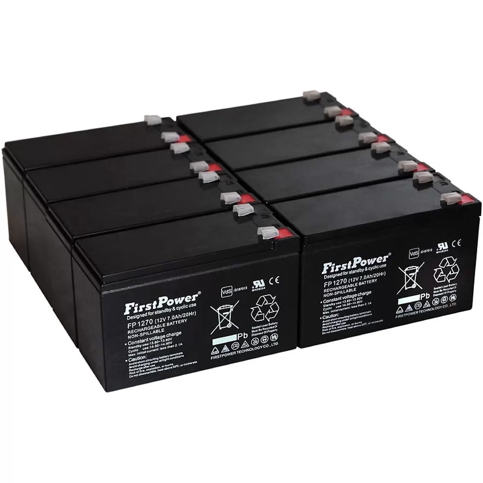 FirstPower Blei-Gel-Akku für USV APC RBC105 7Ah 12V FirstPower Blei-Gel-Akku für USV APC RBC105 7Ah 12V