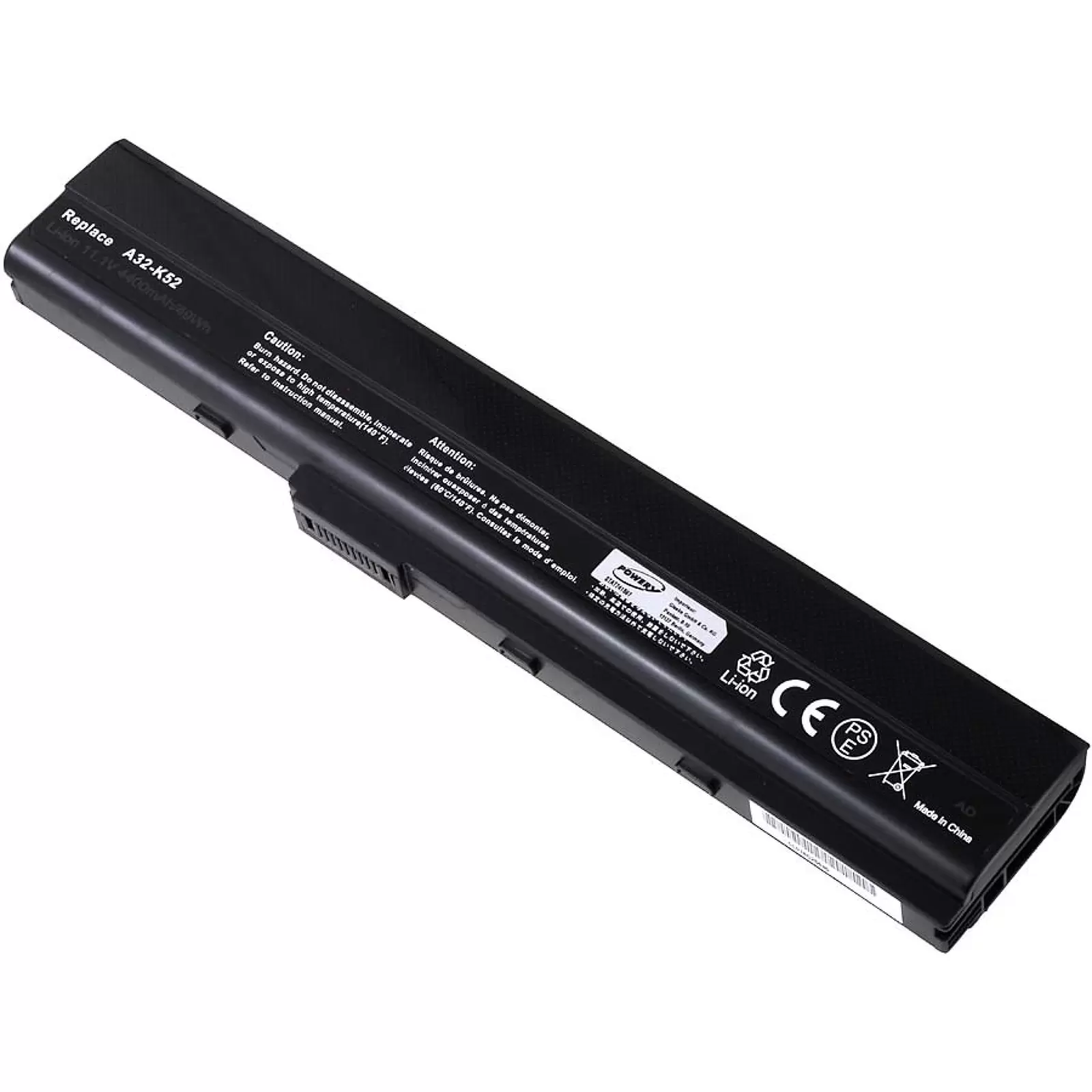 Akku für Asus K52/A42/X42/A52 Serie/ Typ A32-K52 Standardakku