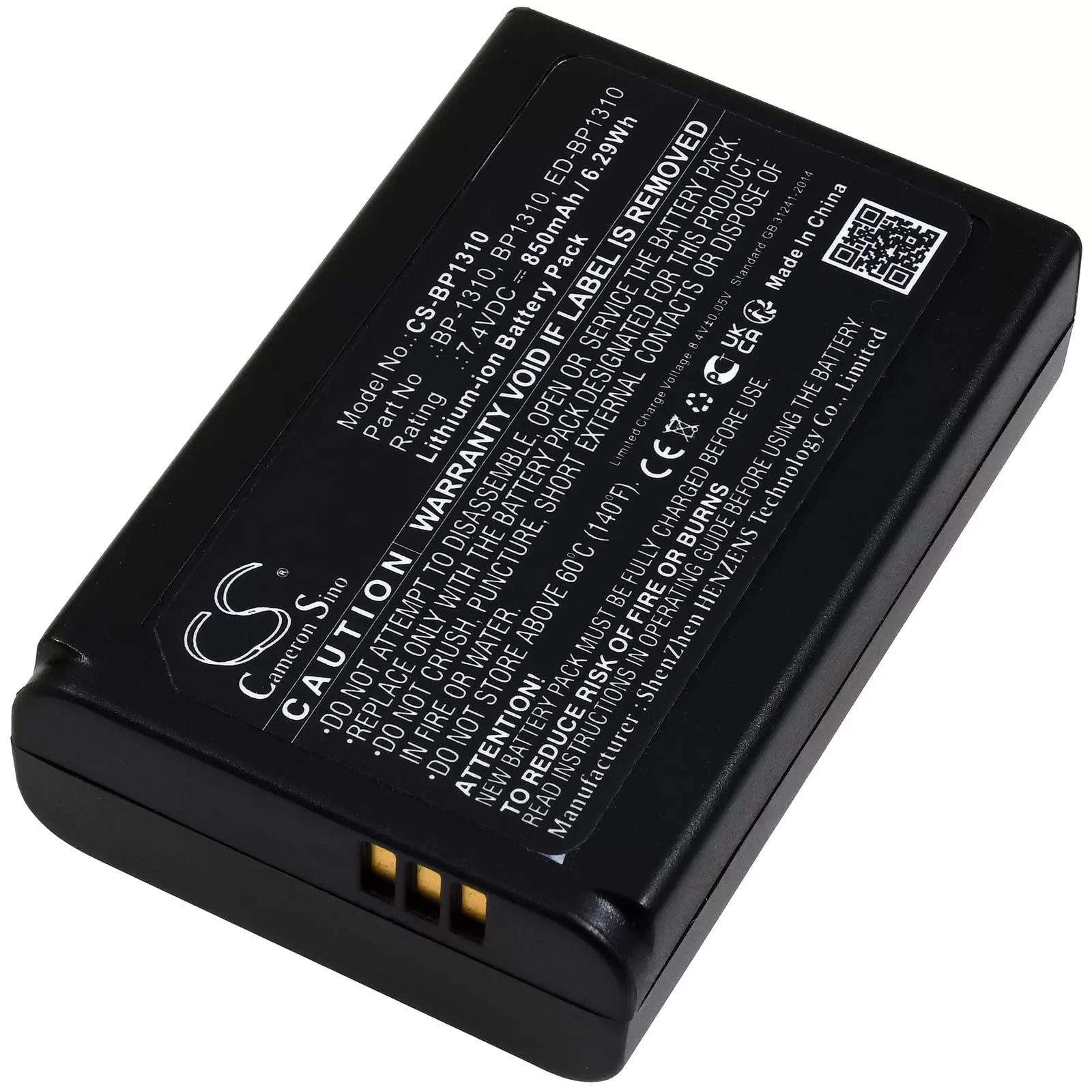 Akku für Samsung NX10/ Typ BP1310