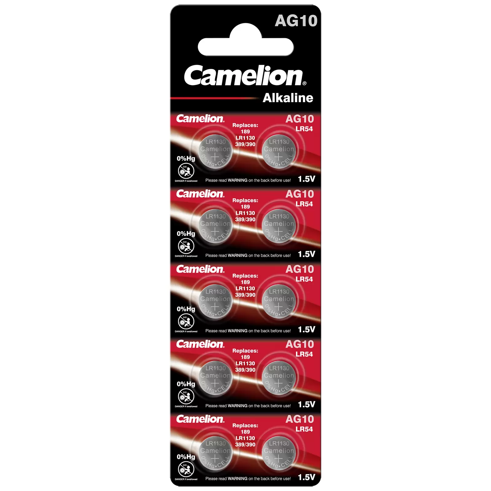 Camelion Knopfzelle LR54 LR 1130 AG10 10er Blister Camelion Knopfzelle LR54 LR 1130 AG10 10er Blister