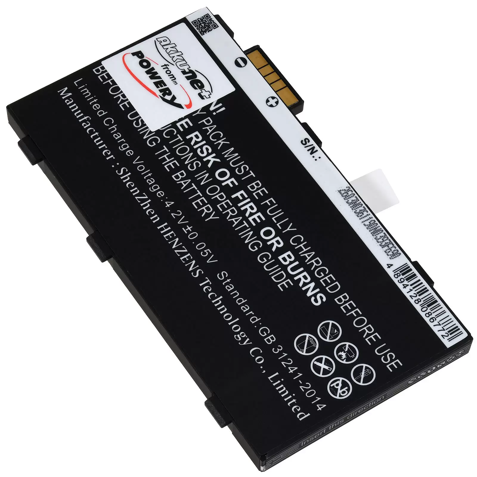 Akku passend für Zebra RFD8500 Symbol MC36 Barcode-Scanner Typ BTRY-RF85-44MA1-01
