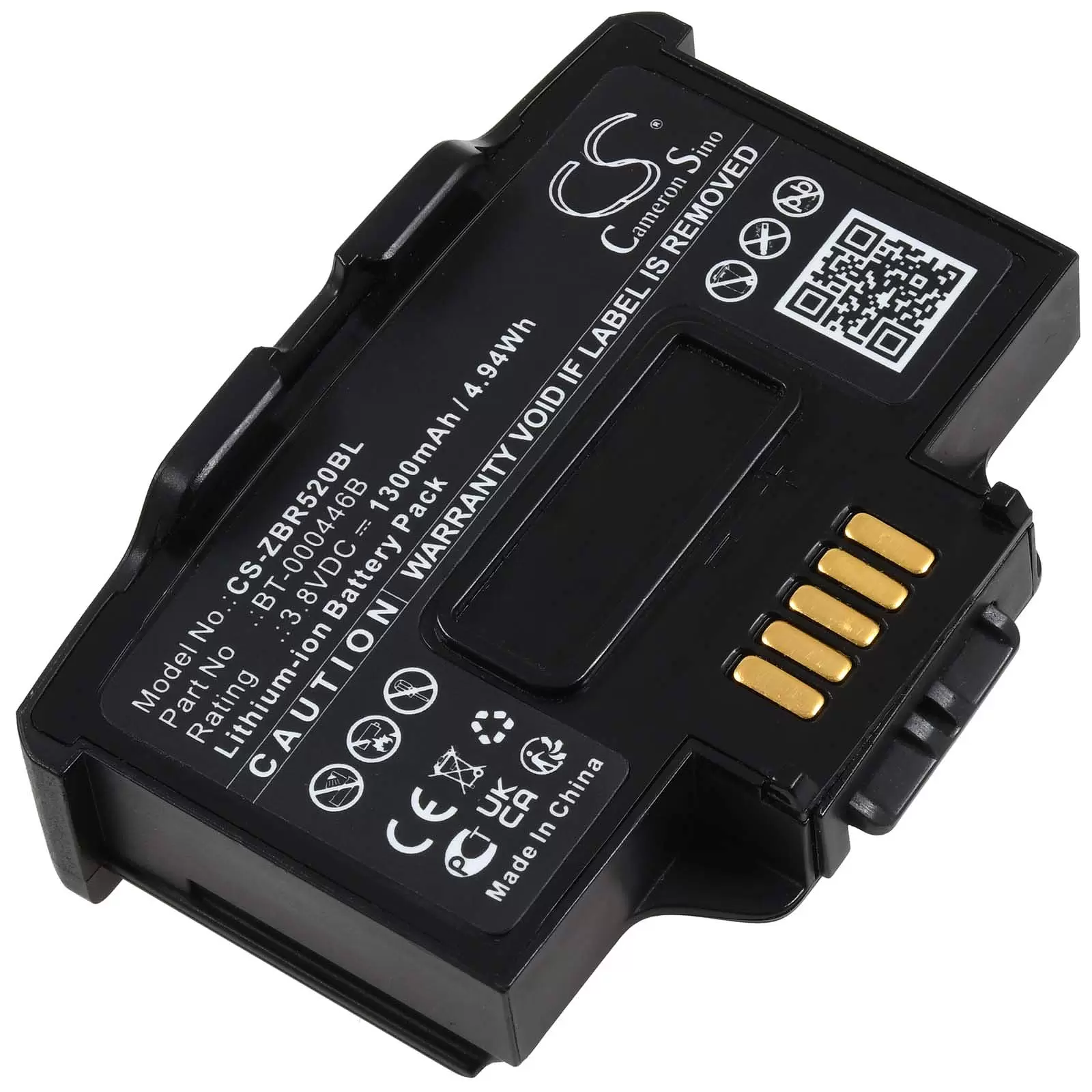 Akku passend für mobilen Barcode-Scanner Zebra WS50 WR50 Typ BT-000446B Akku passend für mobilen Barcode-Scanner Zebra WS50 WR50 Typ BT-000446B