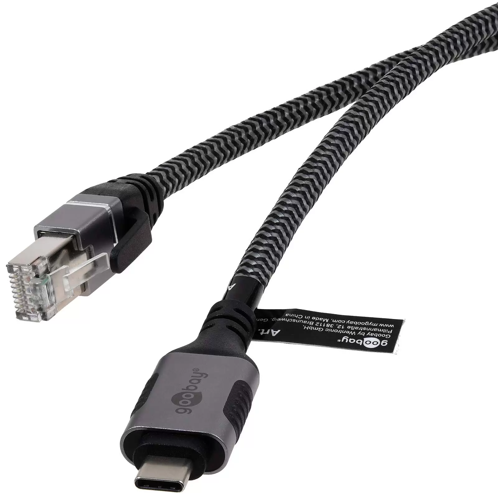 goobay Ethernet Kabel USB-C 3.1 auf RJ45 3 m