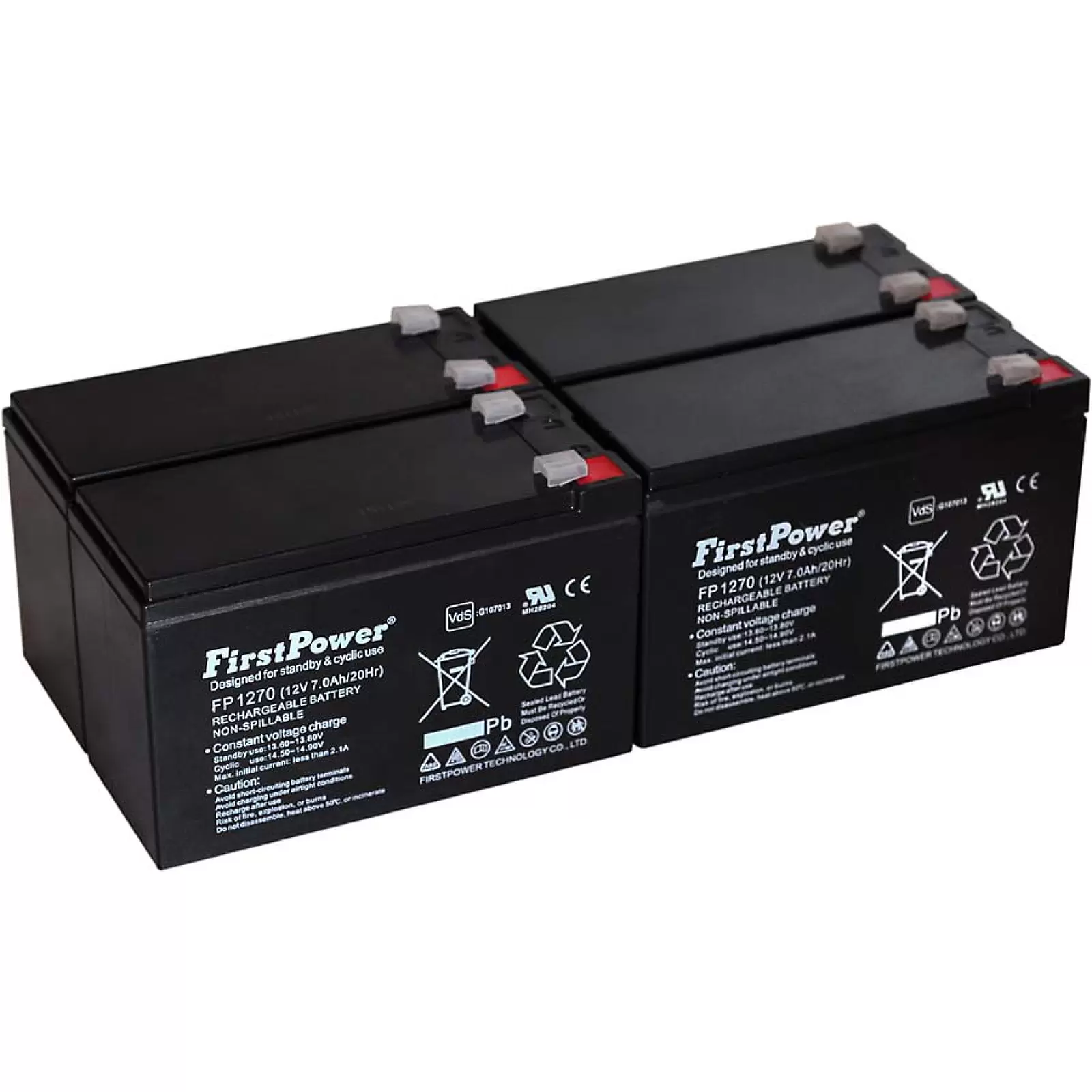 FirstPower Blei-Gel-Akku für USV APC RBC23 7Ah 12V FirstPower Blei-Gel-Akku für USV APC RBC23 7Ah 12V