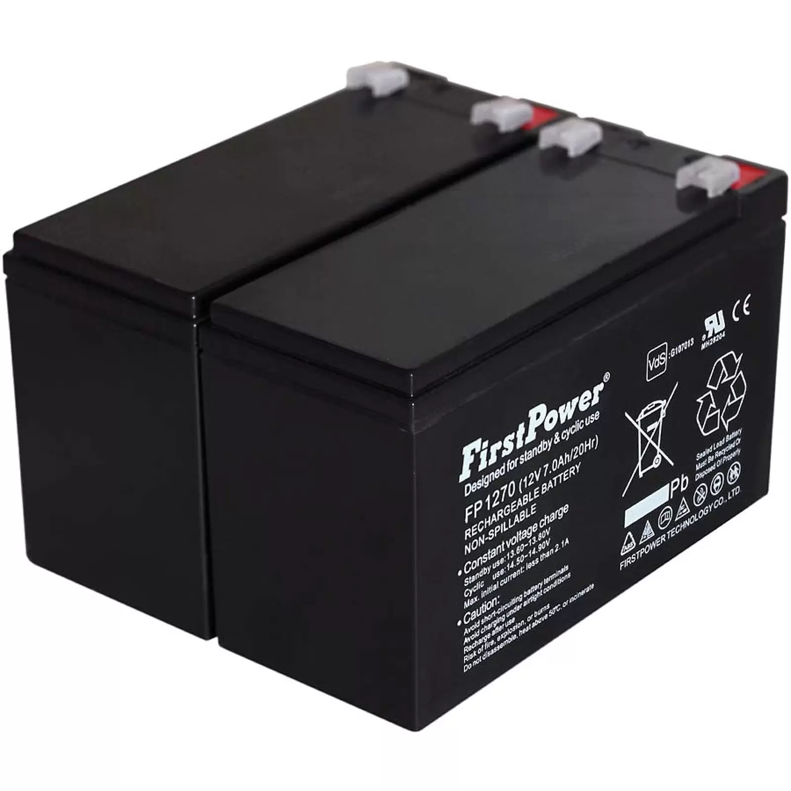 FirstPower Blei-Gel-Akku für USV APC RBC5 7Ah 12V FirstPower Blei-Gel-Akku für USV APC RBC5 7Ah 12V