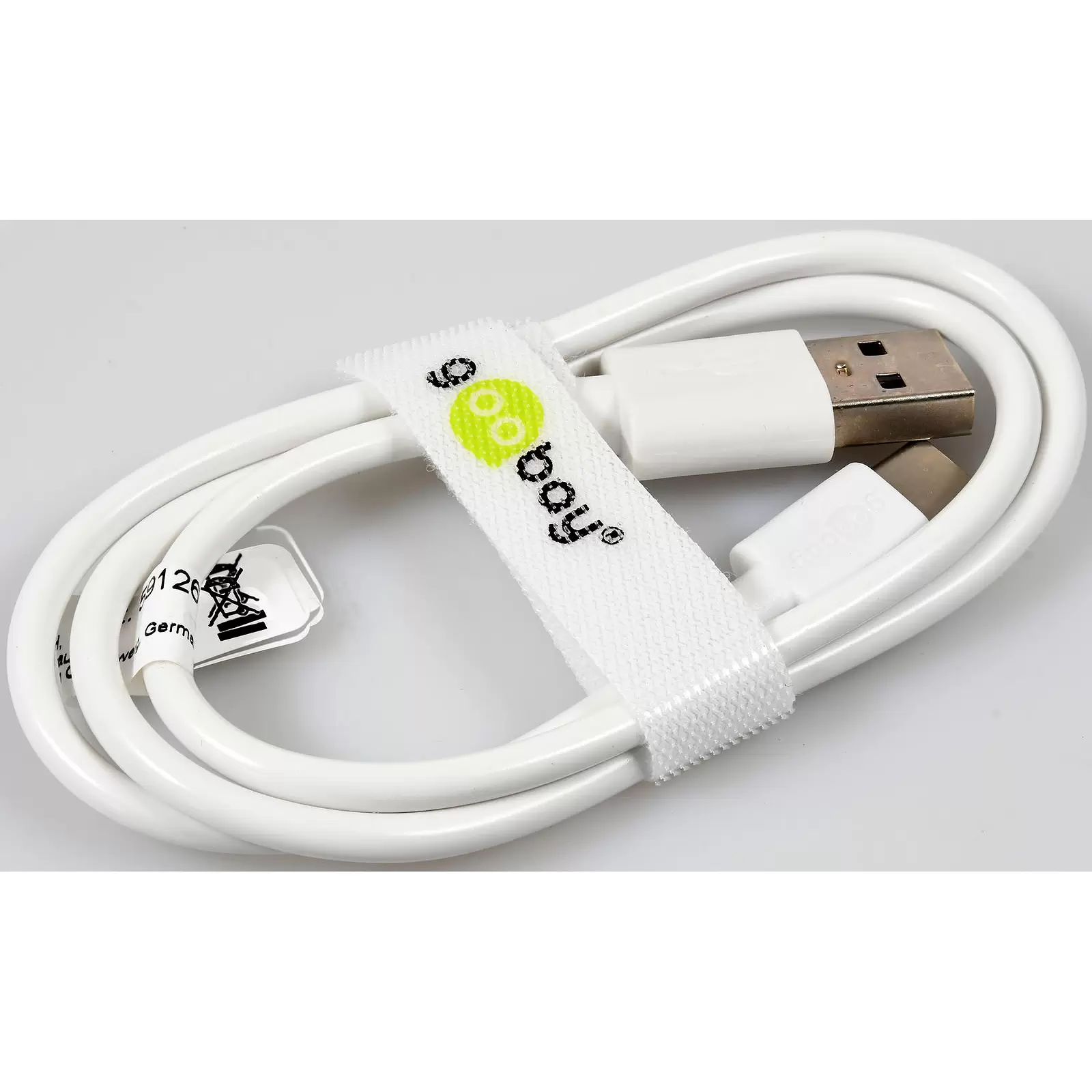 goobay USB-C Lade- u. Synchronisationskabel für Geräte mir USB-C Anschluss, 0,5m, Weiß goobay USB-C Lade- u. Synchronisationskabel für Geräte mir USB-C Anschluss, 0,5m, Weiß