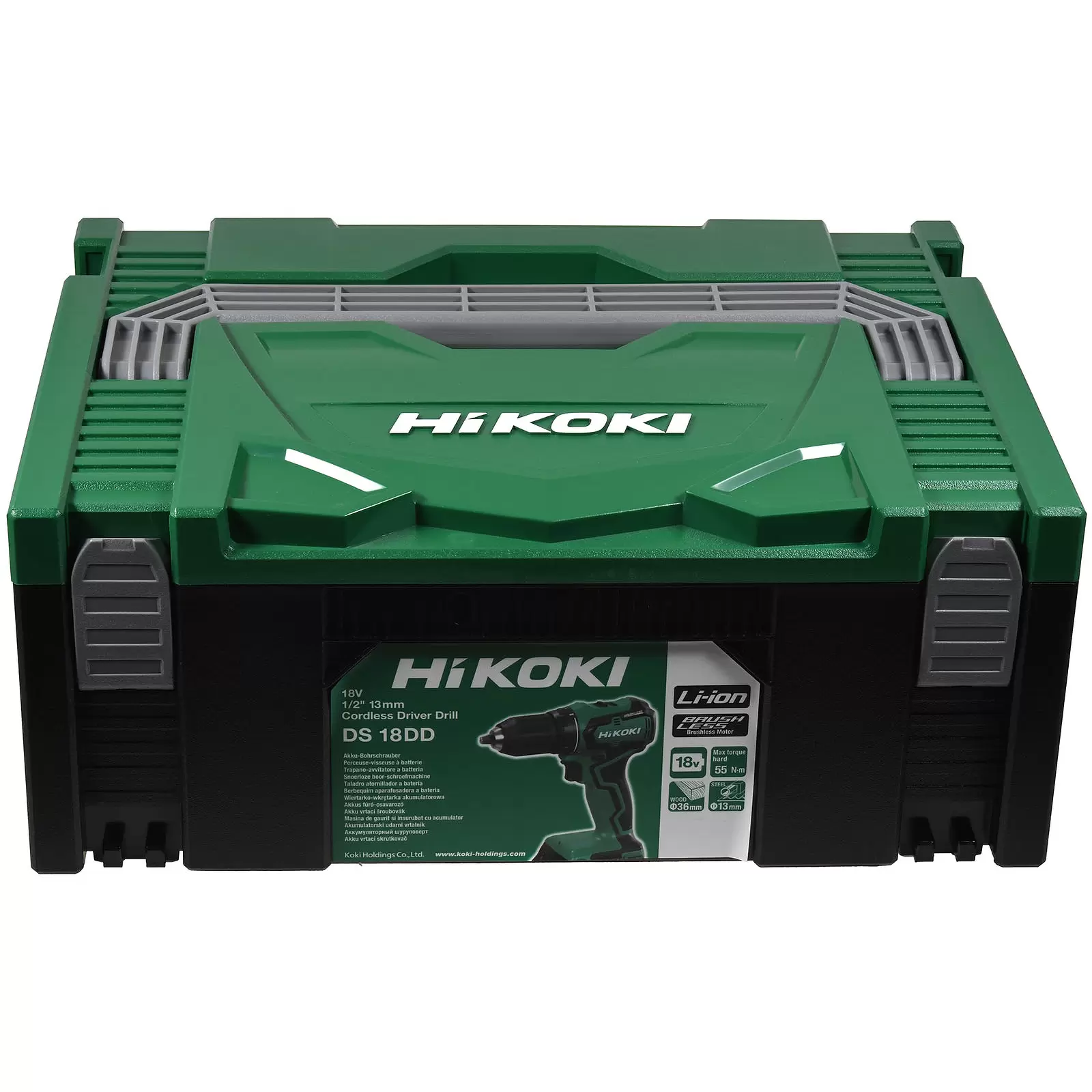HiKOKi Hit-System Case Transportkoffer HSC II, Grün/Schwarz