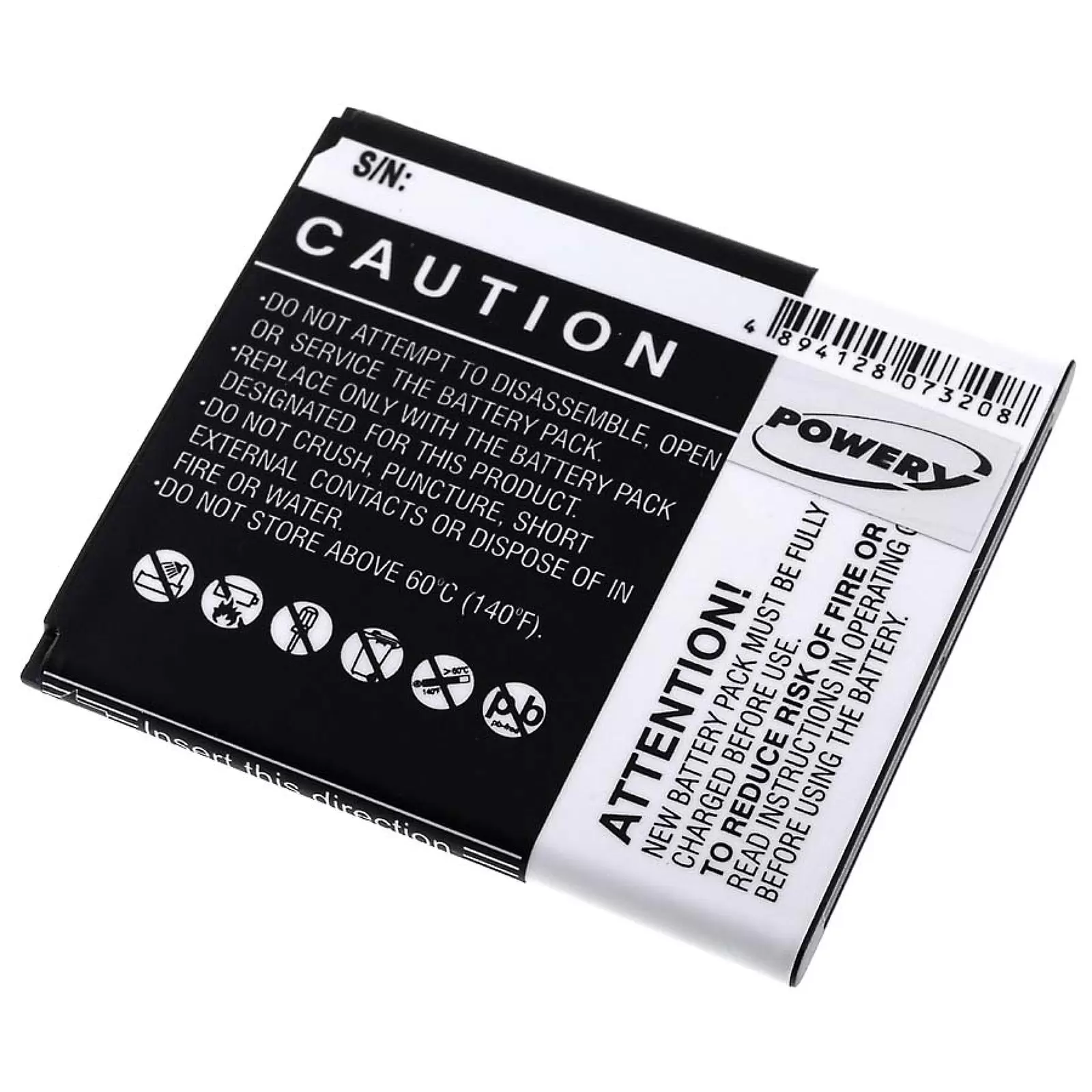 Akku für Samsung GT-I9500 / /Samsung Galaxy S4/ Typ B600BE mit NFC-Chip
