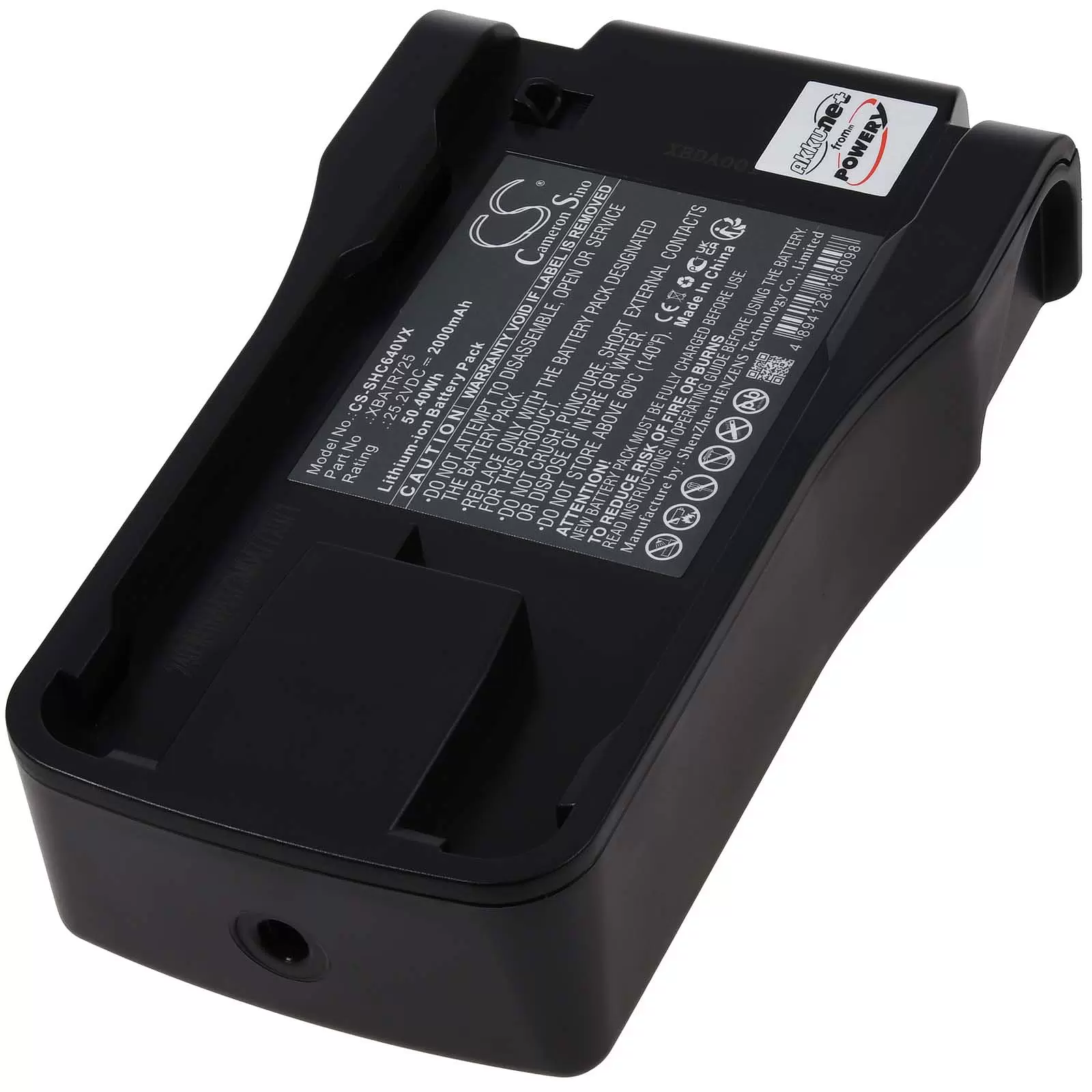 Akku passend für Hand-Staubsauger Shark Anti Hair Warp IZ300 IZ300UK IZ320 Typ XBATR725 Akku passend für Hand-Staubsauger Shark Anti Hair Warp IZ300 IZ300UK IZ320 Typ XBATR725