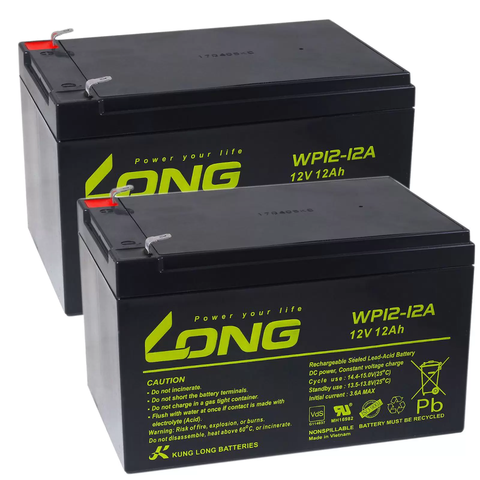 KungLong Ersatzakku für APC Smart-UPS 1000 KungLong Ersatzakku für APC Smart-UPS 1000