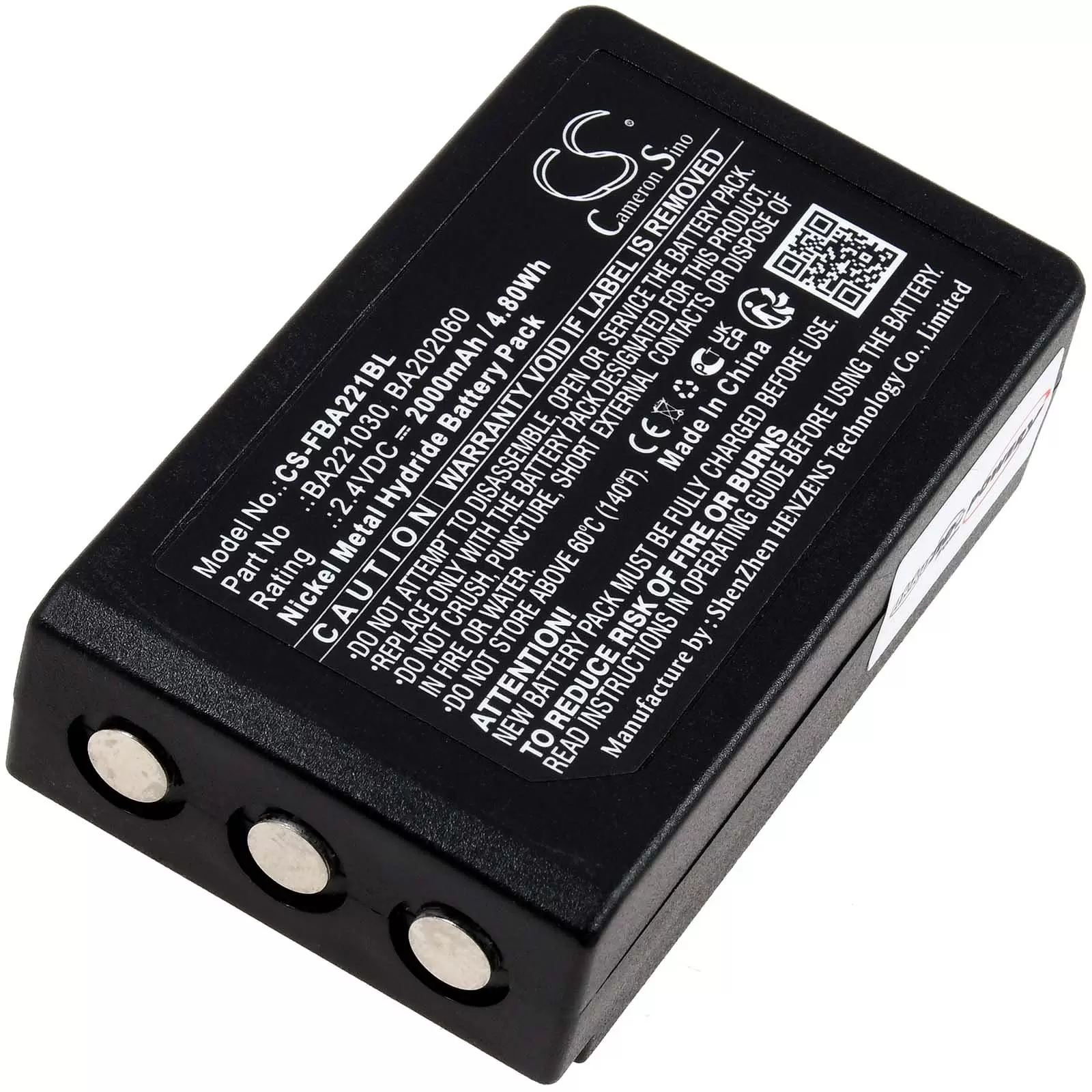 Akku passend für Kransteuerung HBC Patrol S Radiomatic RV Typ BA202060 Akku passend für Kransteuerung HBC Patrol S Radiomatic RV Typ BA202060