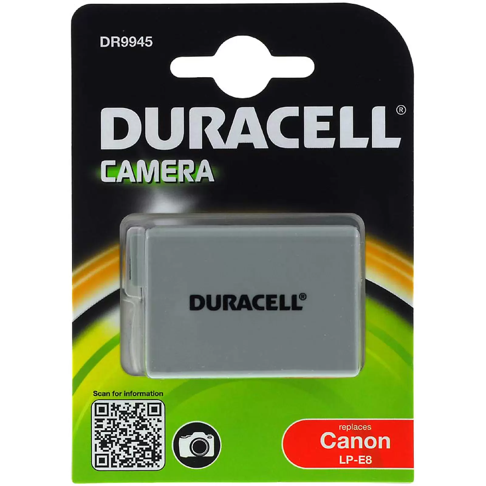 Duracell Akku DR9945 für Canon Typ LP-E8 Duracell Akku DR9945 für Canon Typ LP-E8