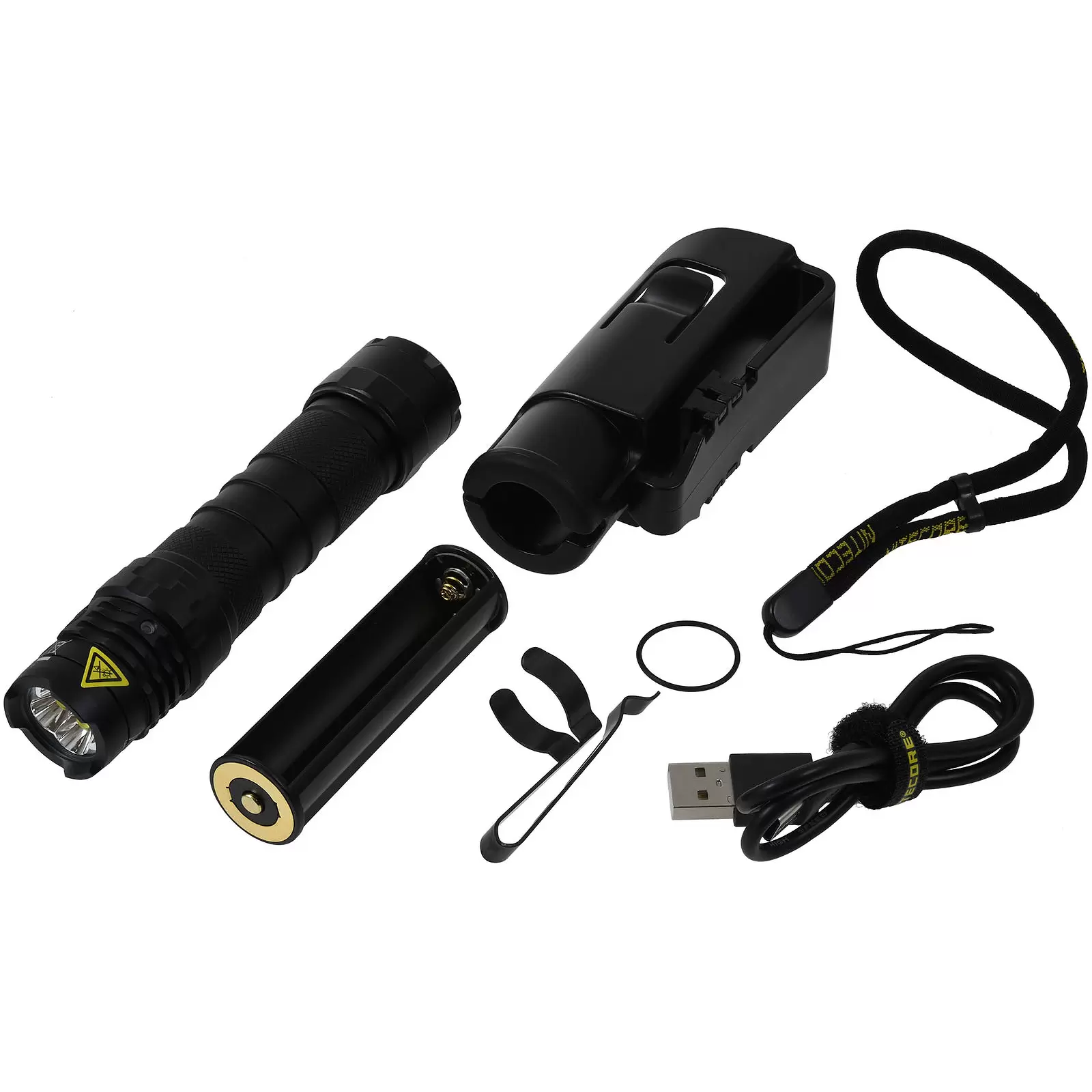 Nitecore P10iX taktische LED-Taschenlampe, bis zu 4000 Lumen, inkl. USB-C Ladekabel