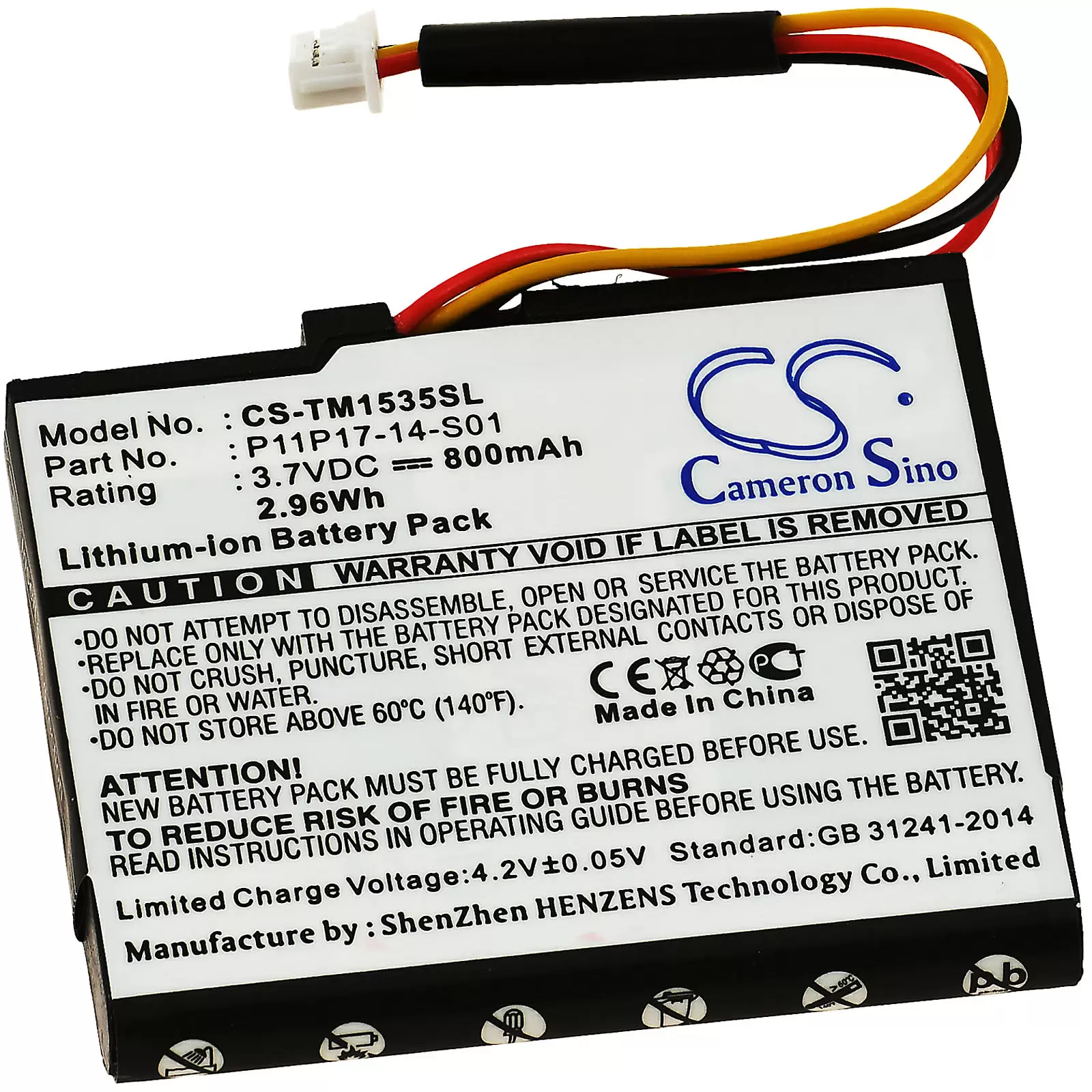 Akku passend für GPS, Navigation TomTom VIA 135, VIA 1535, VIA 1515, Typ P11P17-14-S01 u.a. Akku passend für GPS, Navigation TomTom VIA 135, VIA 1535, VIA 1515, Typ P11P17-14-S01 u.a.