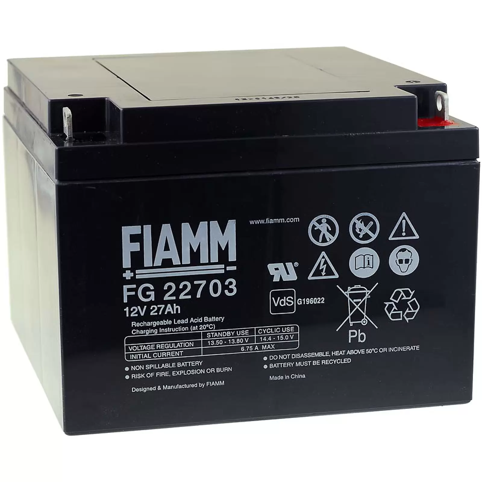 FIAMM Bleiakku FG22703 Vds FIAMM Bleiakku FG22703 Vds