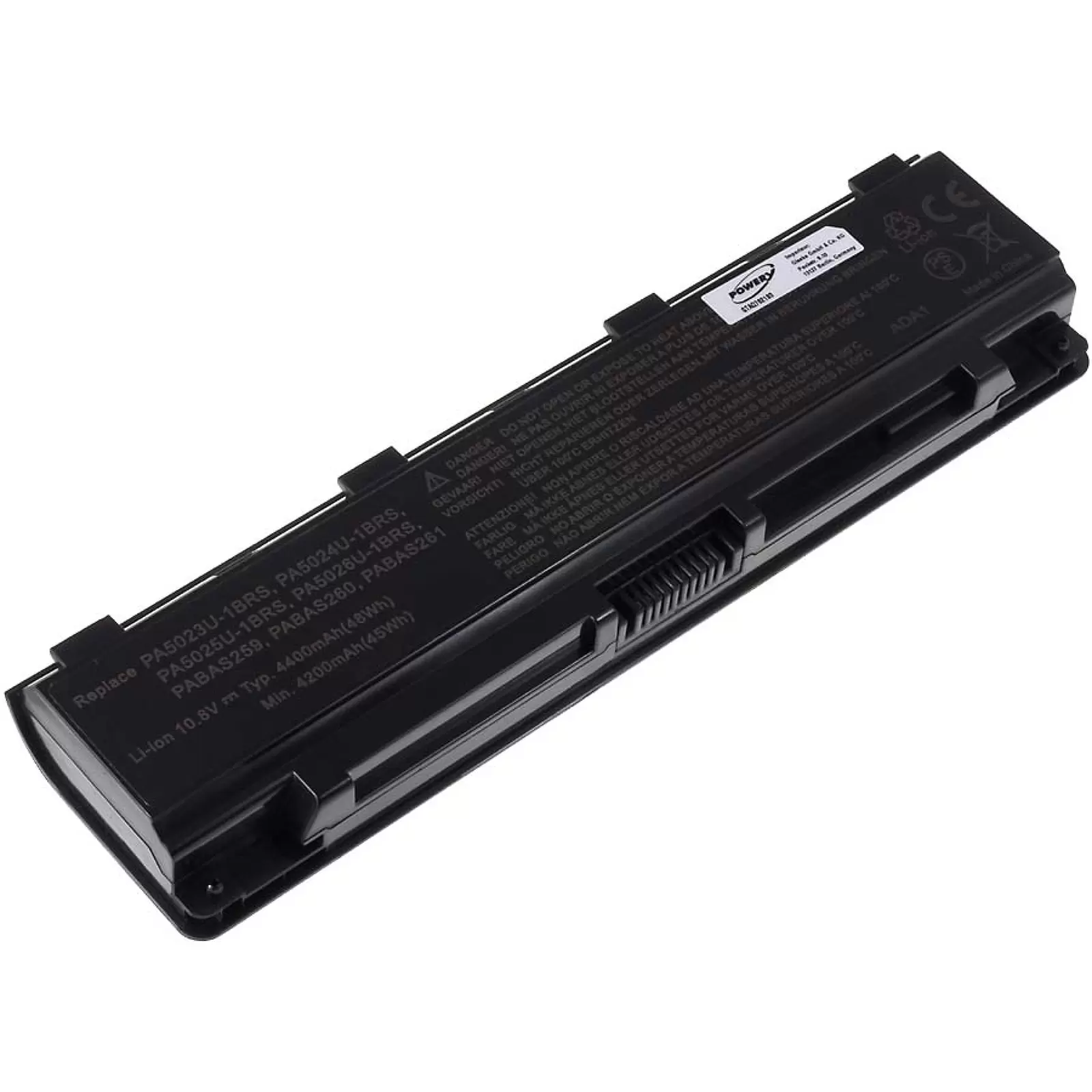 Akku für Toshiba Satellite L850 Serie / Satellite C800 Serie / Typ PA5023U-1BRS Standardakku