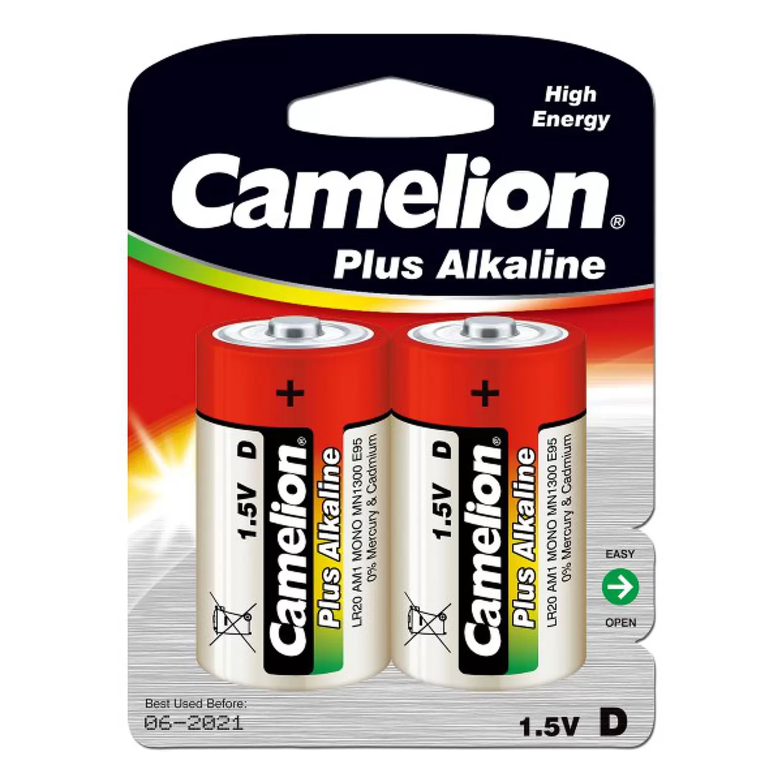 Batterie Camelion Plus Alkaline LR20 Baby D 2er Blister