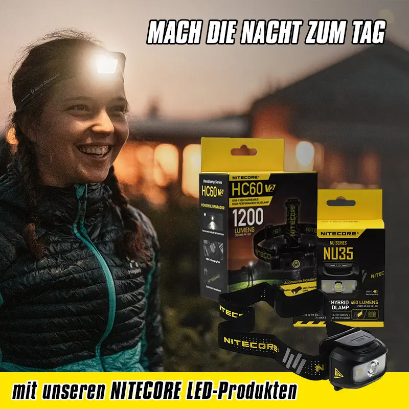 nitecore-stirnlampen nitecore-stirnlampen