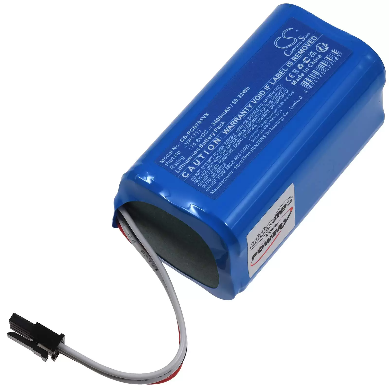 Akku passend für Saugroboter Proscenic Cocoa Smart 780T 790T Summer P3 Typ VR1717 Akku passend für Saugroboter Proscenic Cocoa Smart 780T 790T Summer P3 Typ VR1717