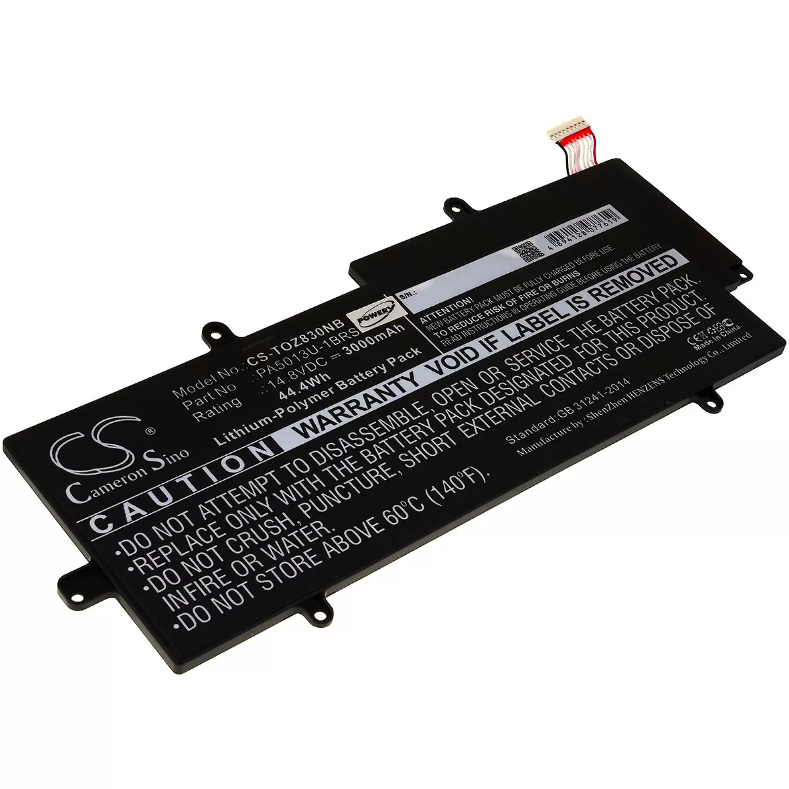 Akku für Toshiba Portege Z830 / Typ PA5013U-1BRS Akku für Toshiba Portege Z830 / Typ PA5013U-1BRS