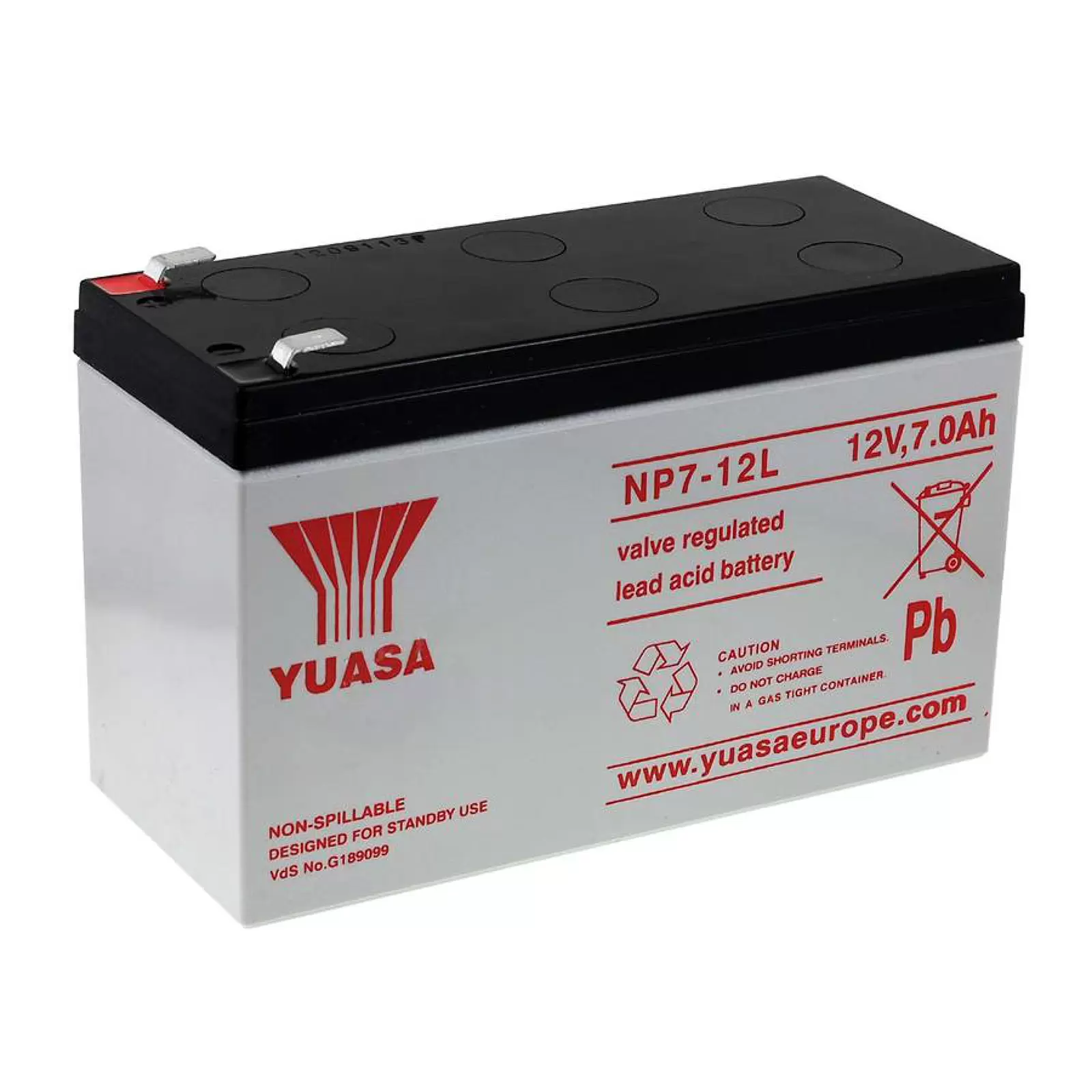 YUASA Bleiakku NP7-12L Vds YUASA Bleiakku NP7-12L Vds