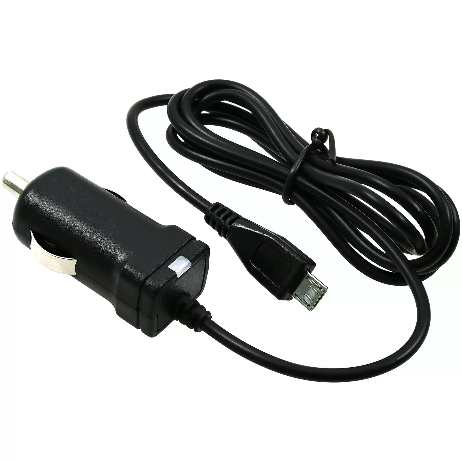 Powery KfZ-Ladekabel mit Micro-USB 1A Schwarz