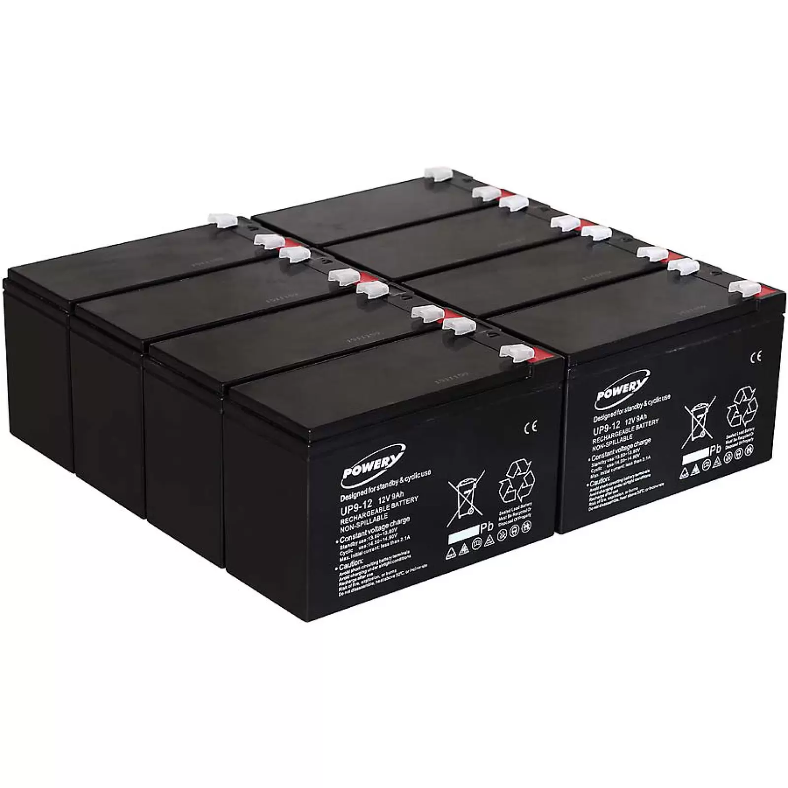Powery Blei-Gel-Akku für USV APC Smart-UPS SUA3000RMXLI3U 9Ah 12V (ersetzt auch 7,2Ah / 7Ah) Powery Blei-Gel-Akku für USV APC Smart-UPS SUA3000RMXLI3U 9Ah 12V (ersetzt auch 7,2Ah / 7Ah)