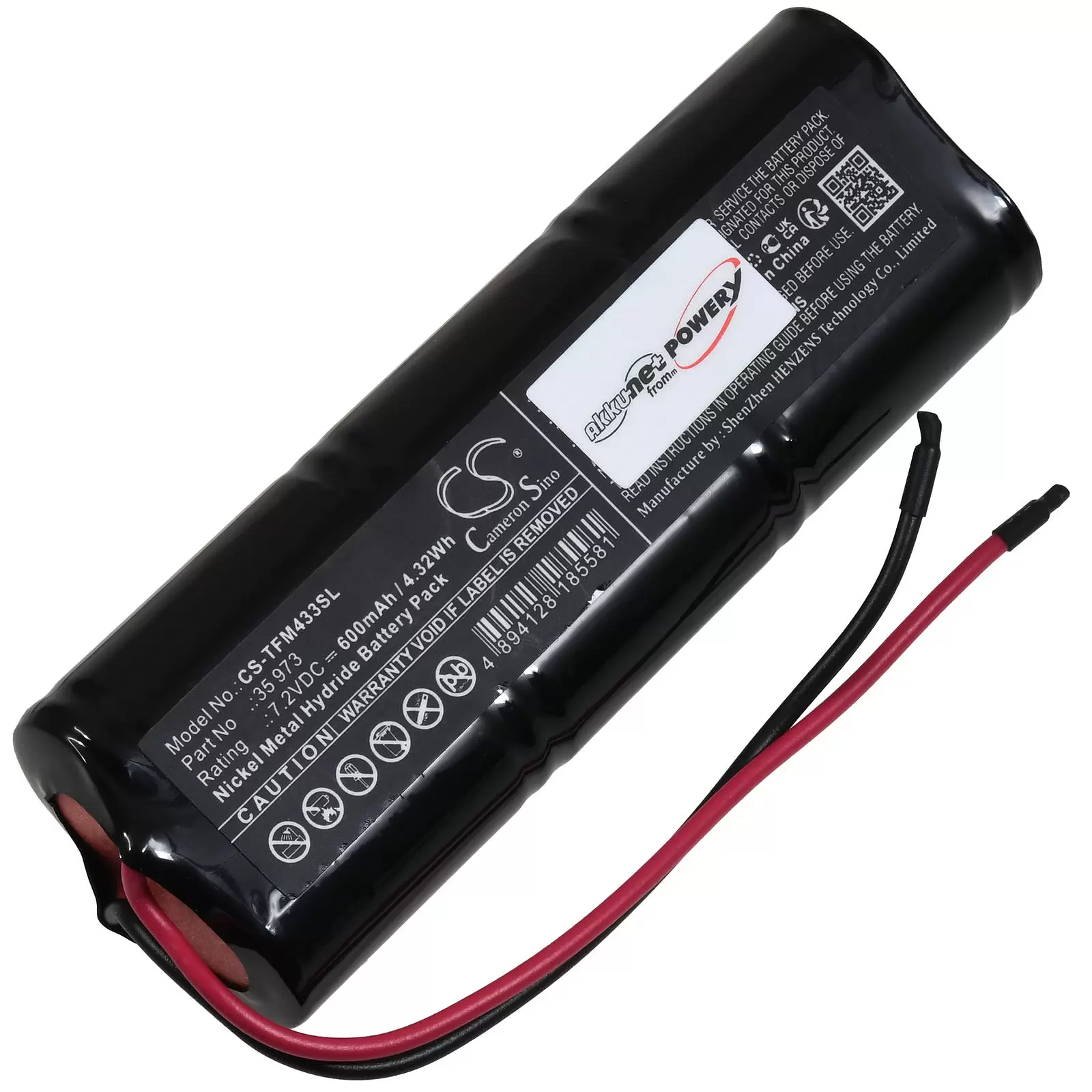 Akku passend für Telenot F1011/S FM 433 Alarmanlage Typ 6/N-270AA Akku passend für Telenot F1011/S FM 433 Alarmanlage Typ 6/N-270AA