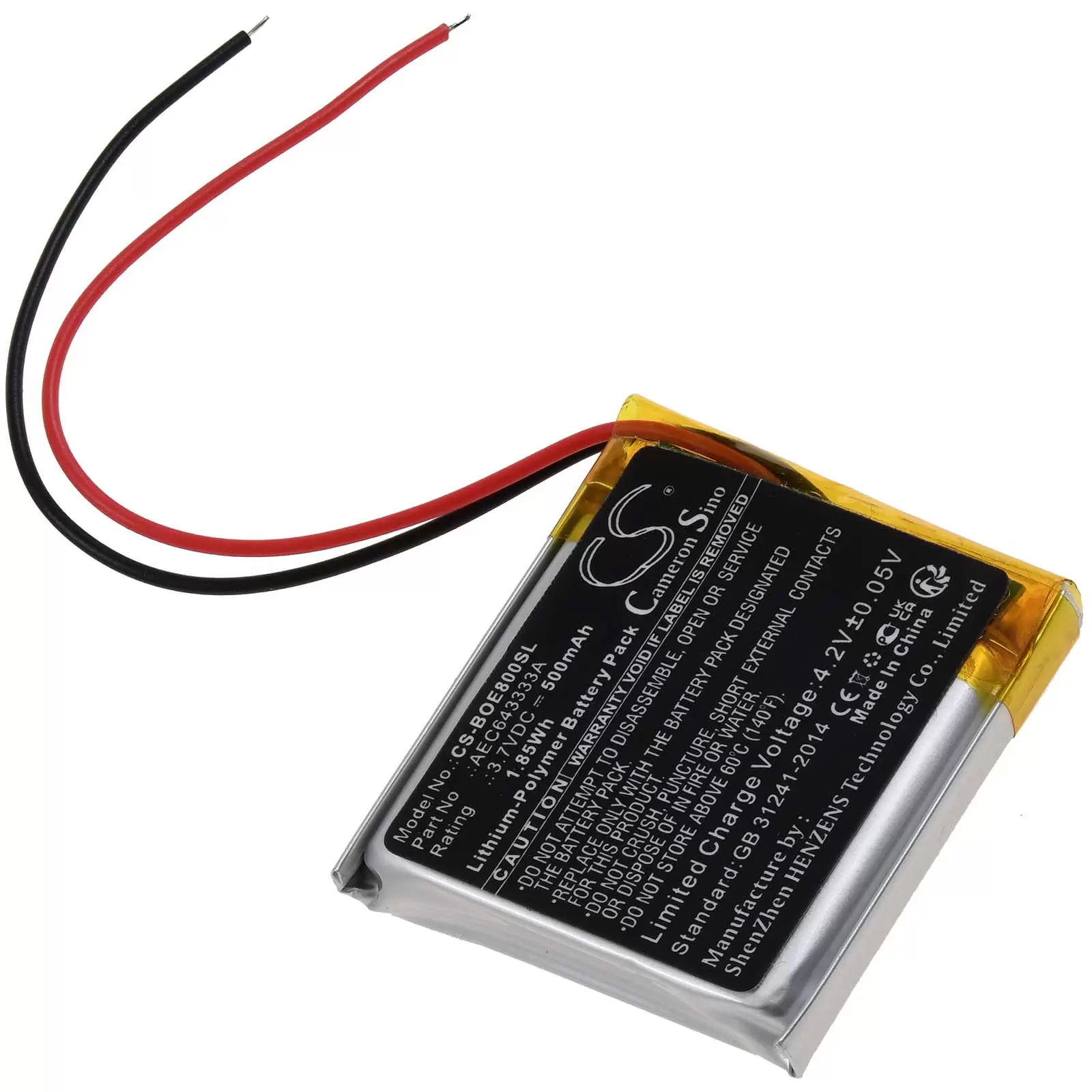 Akku passend für Bluetooth-Kopfhörer Bang & Olufsen Beoplay E8, Typ AEC643333A Akku passend für Bluetooth-Kopfhörer Bang & Olufsen Beoplay E8, Typ AEC643333A