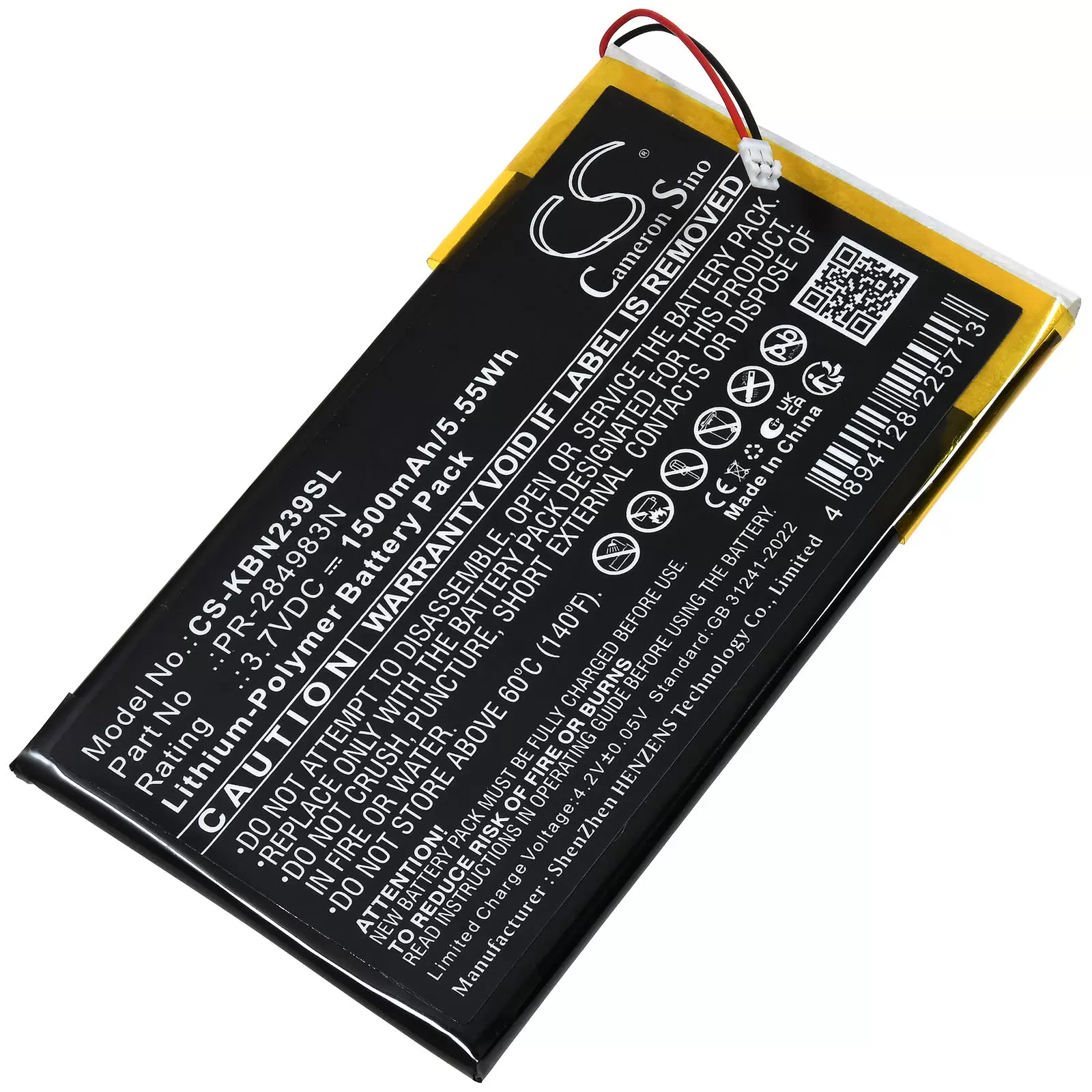 Akku passend für Kobo Clara HD N249 Clara HD N239 E-Book Reader Typ PR-284983N Akku passend für Kobo Clara HD N249 Clara HD N239 E-Book Reader Typ PR-284983N