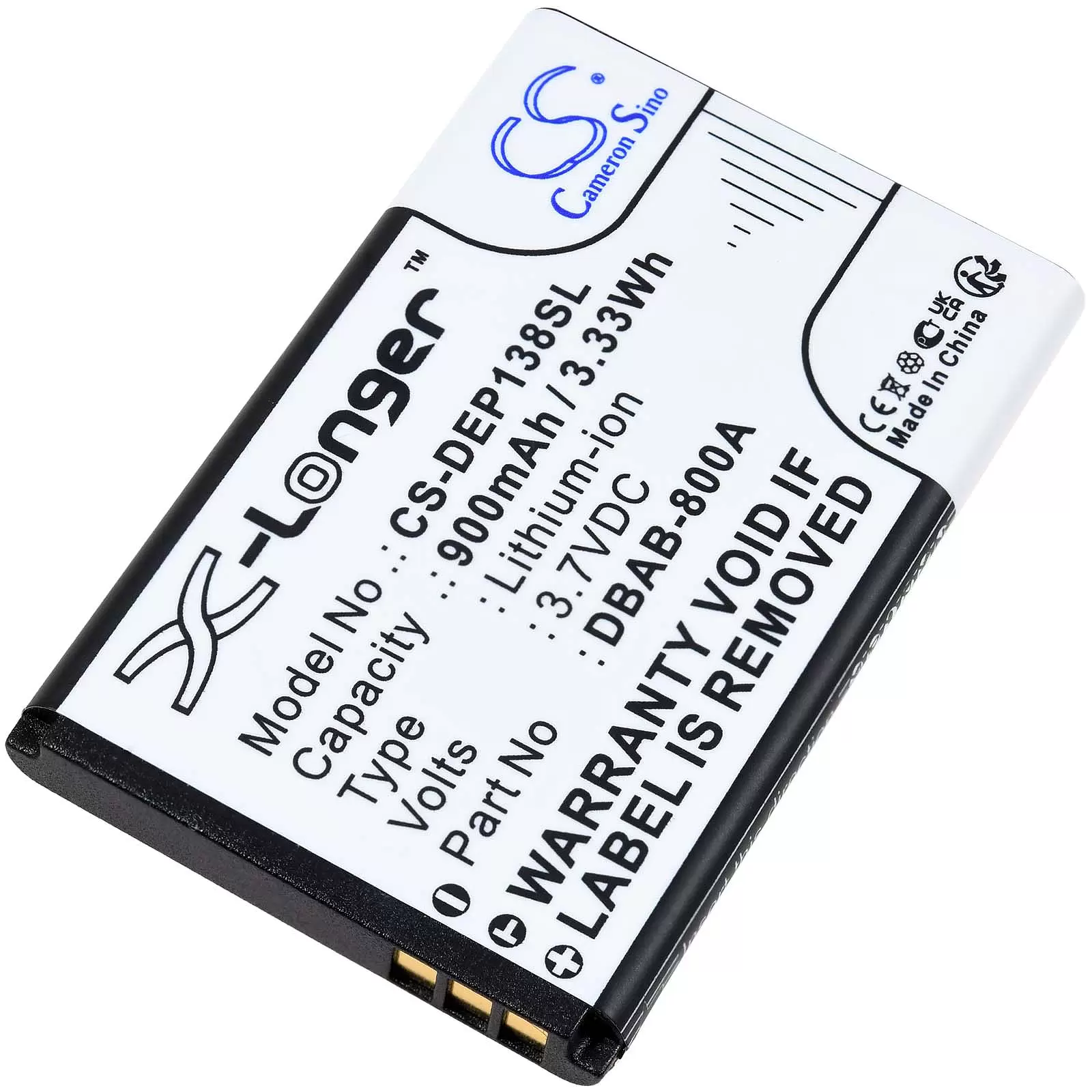 Akku passend für Senioren-Handy Doro 1380 1378 1385 Typ DBAB-800A Akku passend für Senioren-Handy Doro 1380 1378 1385 Typ DBAB-800A