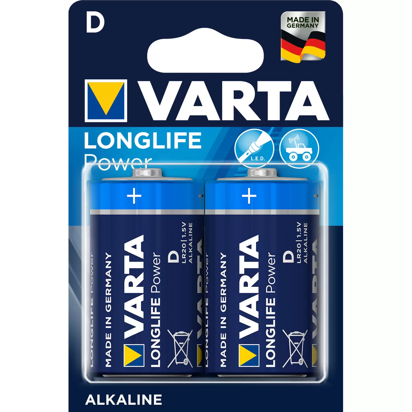 Batterie Varta 4920 Monozelle 2er Blister Batterie Varta 4920 Monozelle 2er Blister