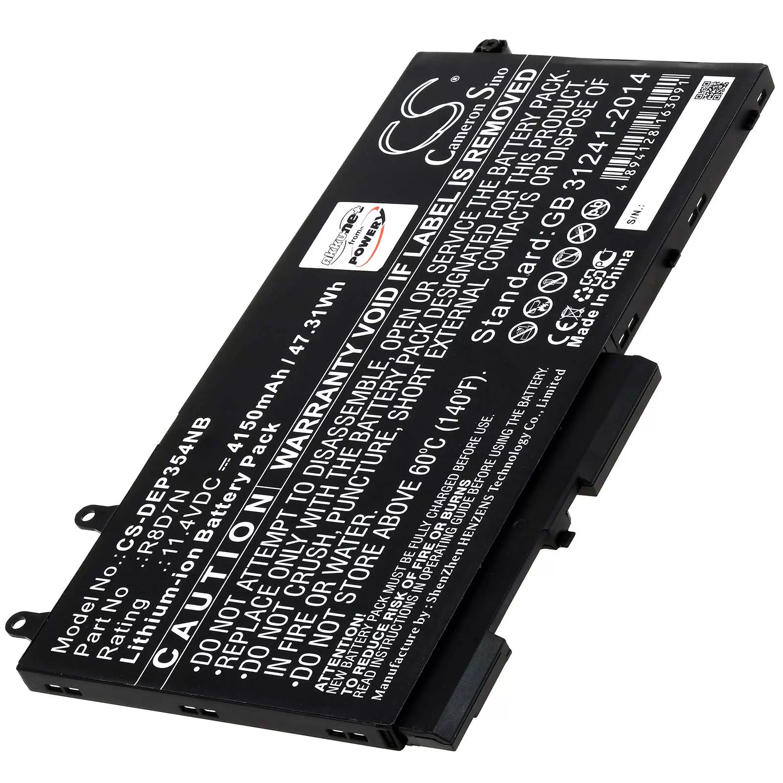 Akku passend für Laptop Dell Latitude 5500, Precision 15 3540, Typ R8D7N, Typ 49HG8