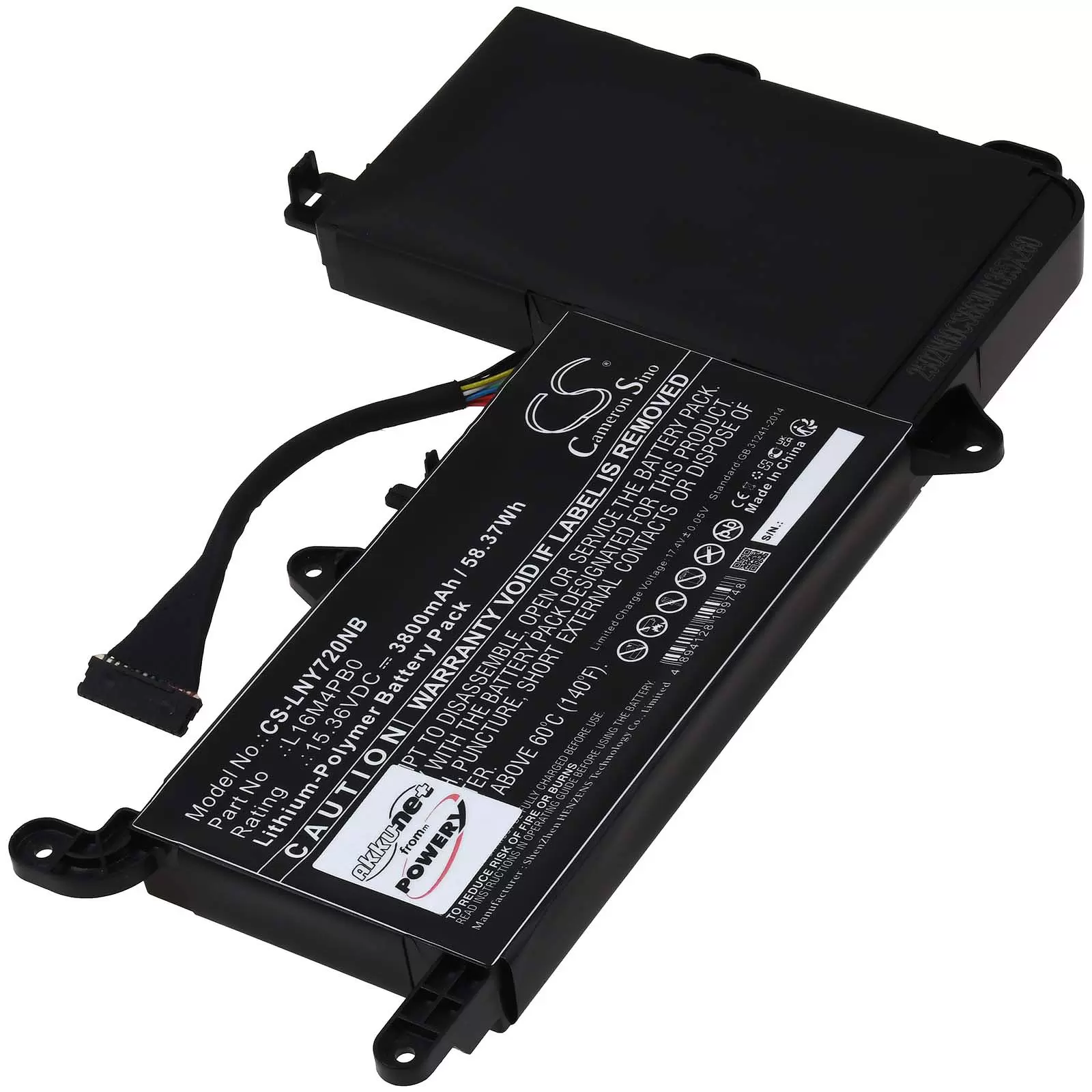 Akku passend für Laptop Lenovo Legion Y720-15IKB Typ L16M4PB0
