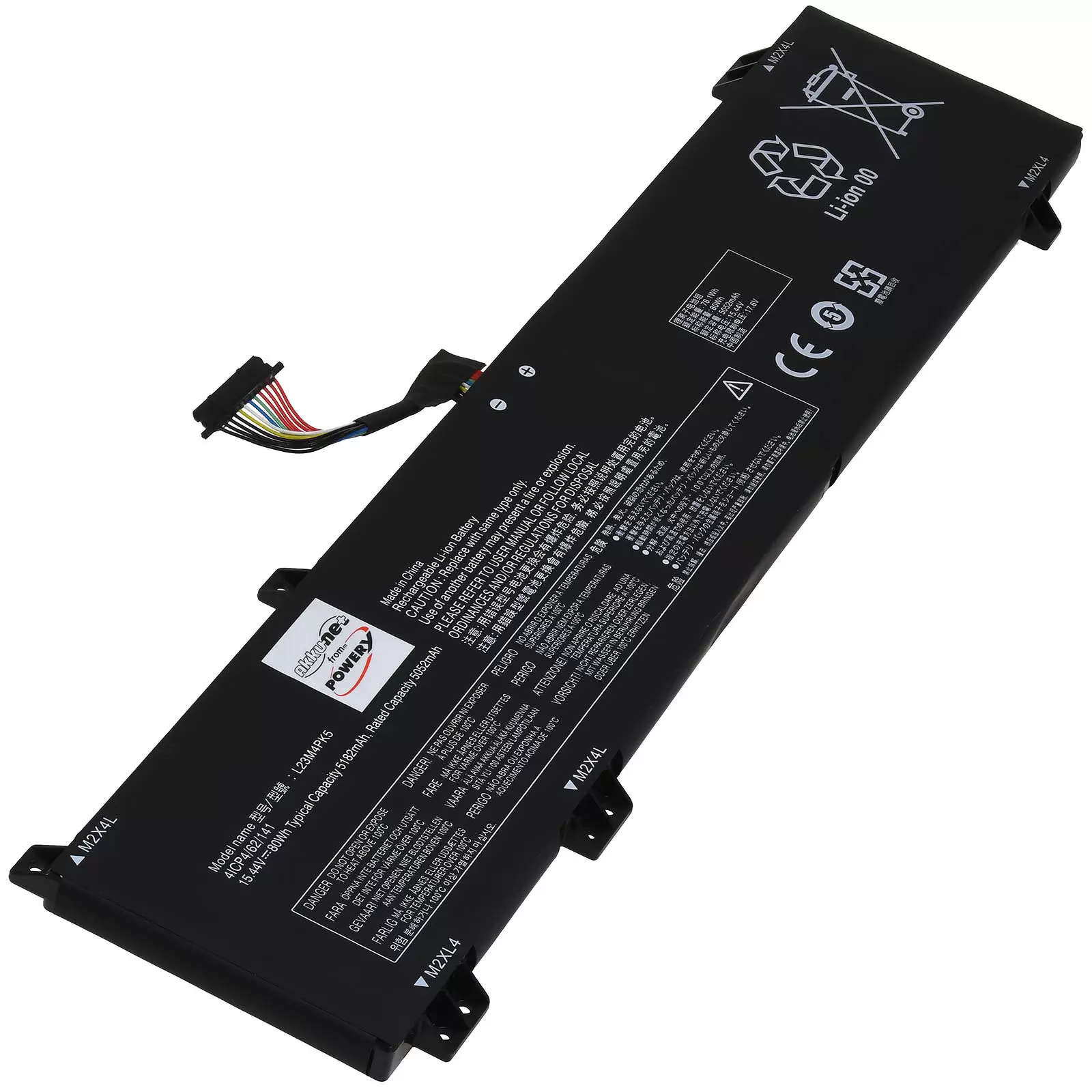 Akku passend für Lenovo Legion 5-16IRX9 83DG 83EW Laptop Typ L23D4PK5 Akku passend für Lenovo Legion 5-16IRX9 83DG 83EW Laptop Typ L23D4PK5