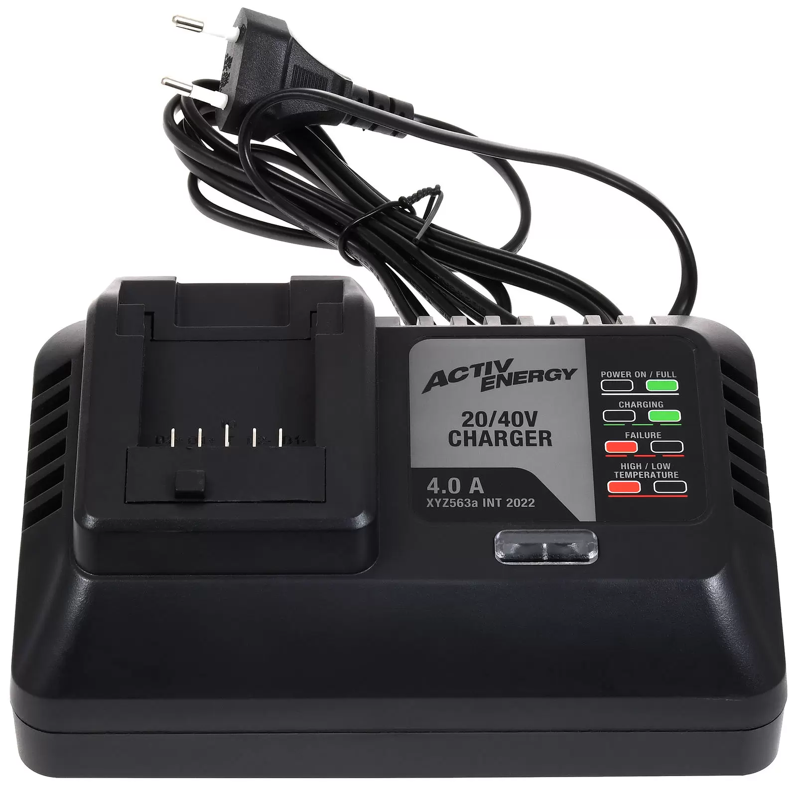 Ferrex Activ Energy Universalladegerät 20 V 40 V – 4 A Schnellladegerät mit Schutzfunktionen
