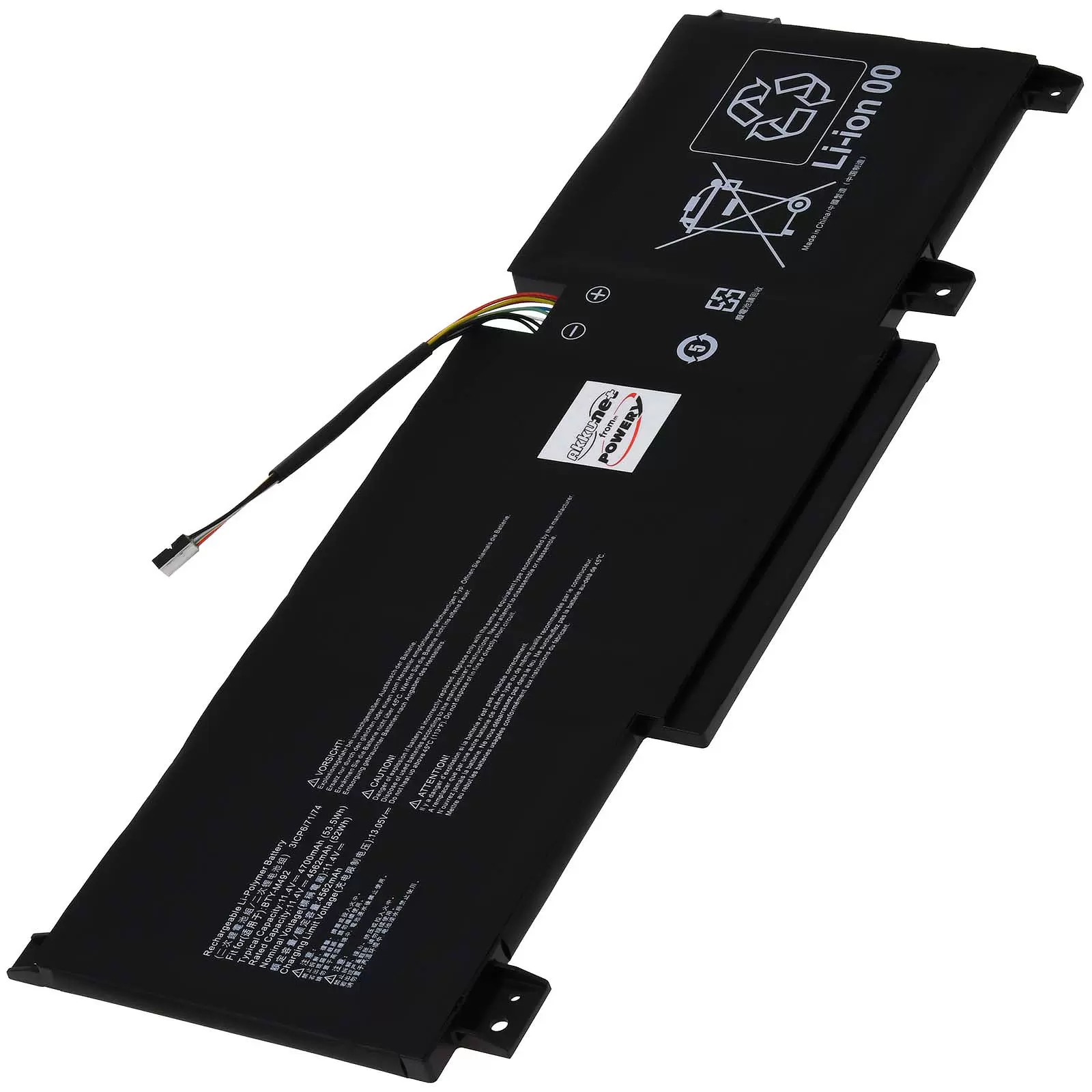 Akku passend für Laptop MSI Pulse GL66 GL76 Katana GF66 GF76 Typ BTY-M492 Akku passend für Laptop MSI Pulse GL66 GL76 Katana GF66 GF76 Typ BTY-M492