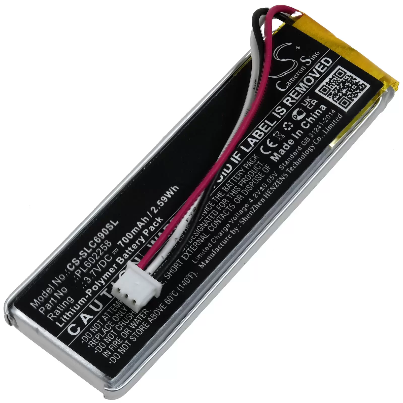 Akku passend für SteelSeries Nimbus+ Controller 69070 69089 Typ PL602258 Akku passend für SteelSeries Nimbus+ Controller 69070 69089 Typ PL602258
