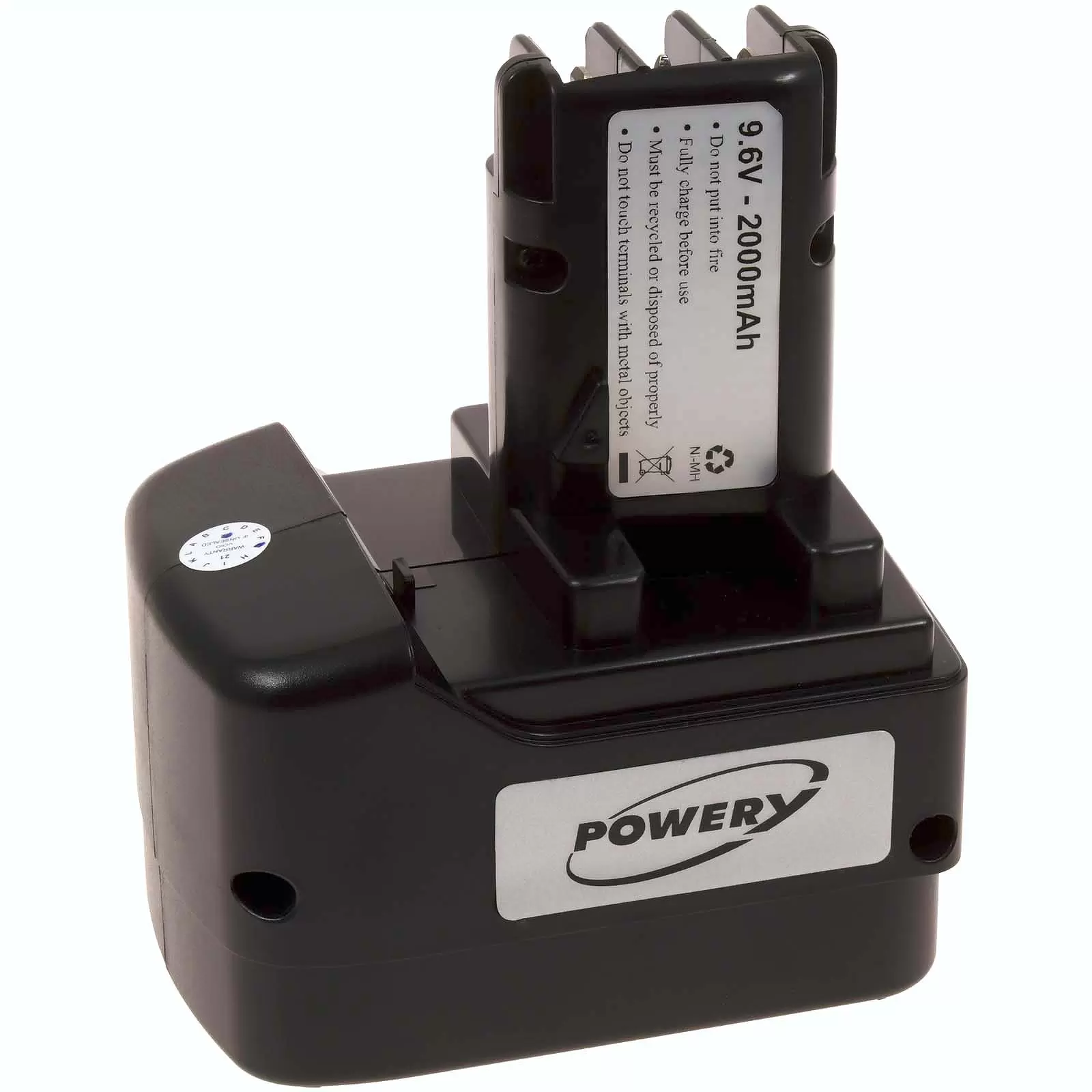 Akku für Werkzeug Metabo 6.31728 (9,6V 2000mAh NiMH) Akku für Werkzeug Metabo 6.31728 (9,6V 2000mAh NiMH)