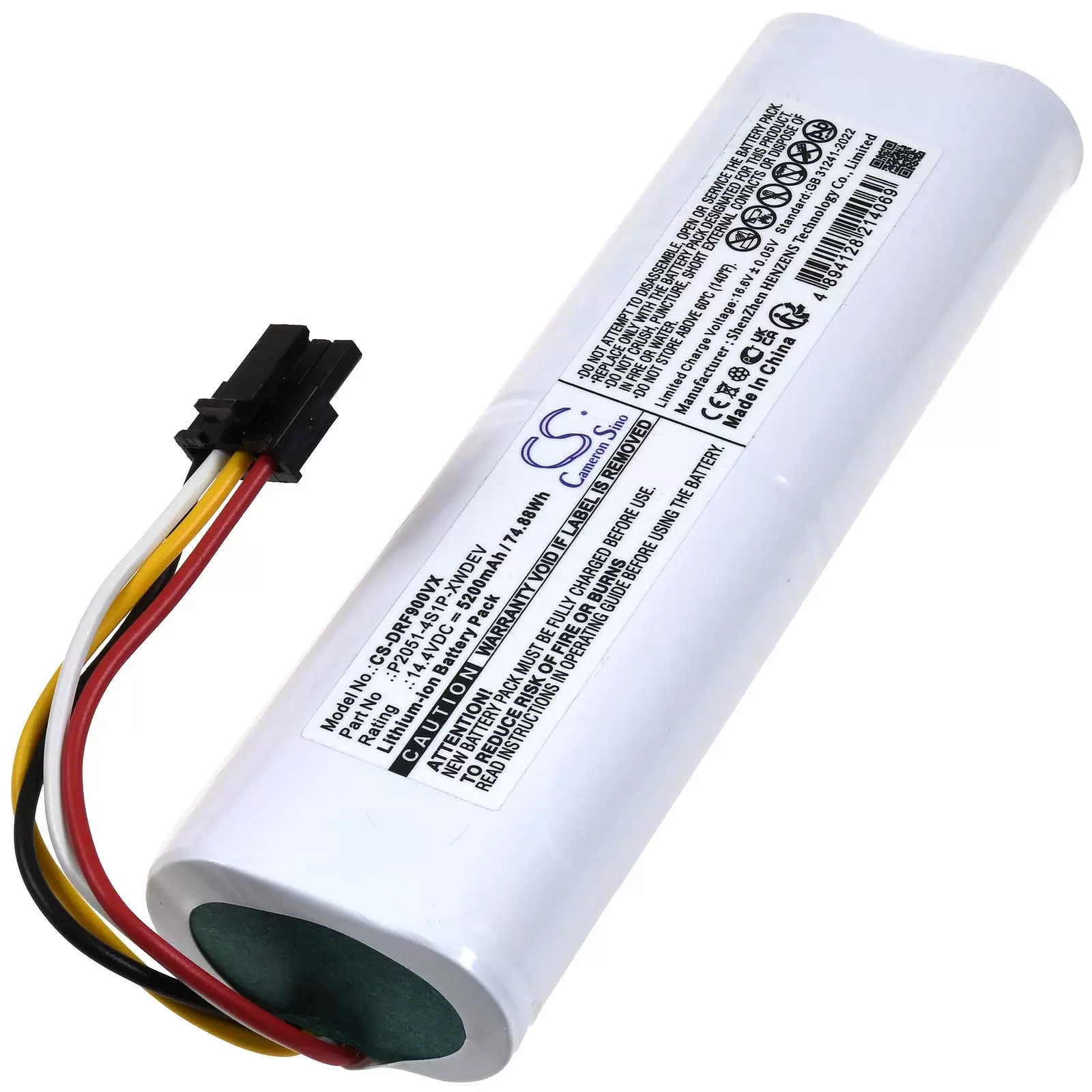 Akku passend für Saugroboter Dreame F9 Pro D9 Plus Typ P2051-4S1P-XWDEV