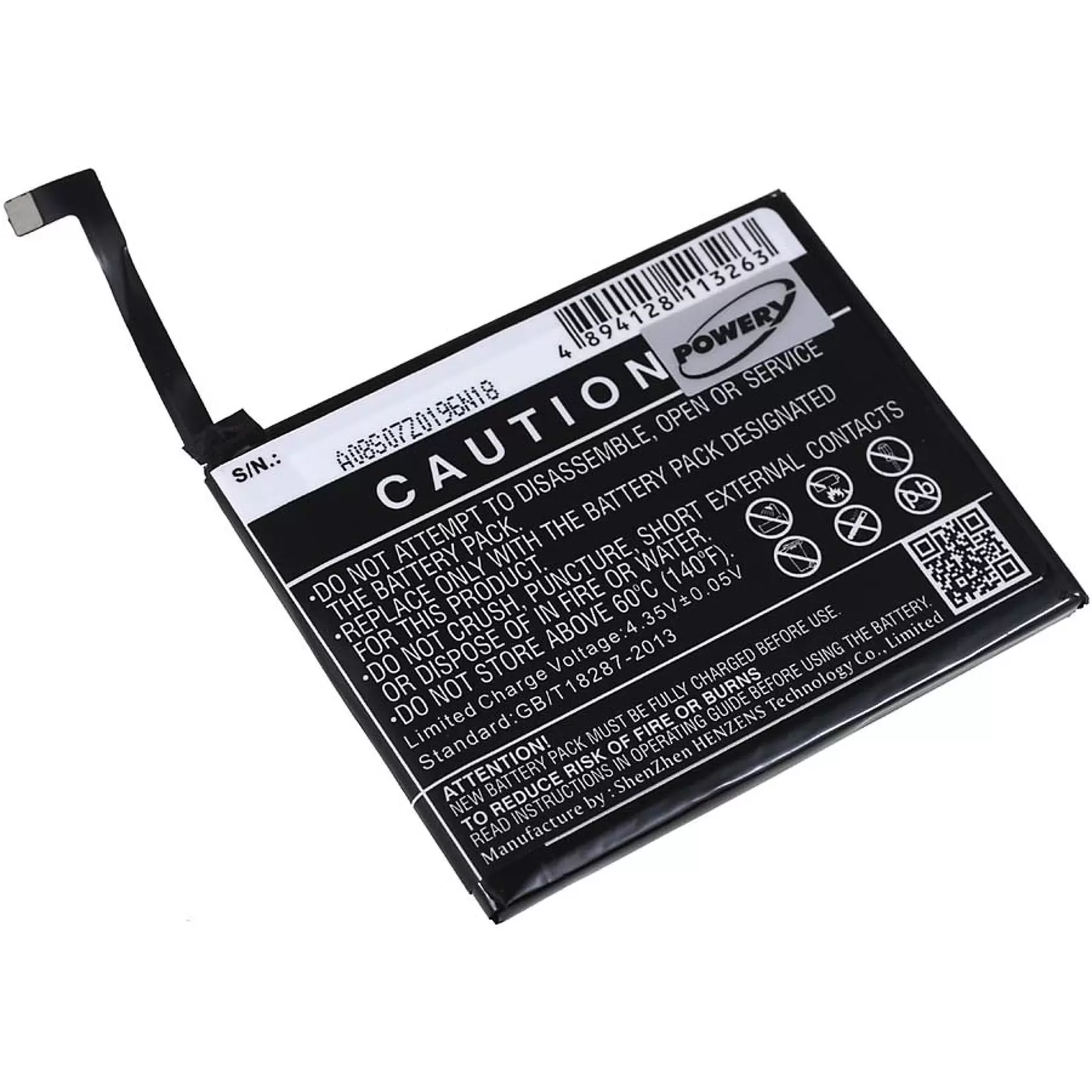 Akku für Wiko FEVER / Typ TLP15J15 Akku für Wiko FEVER / Typ TLP15J15